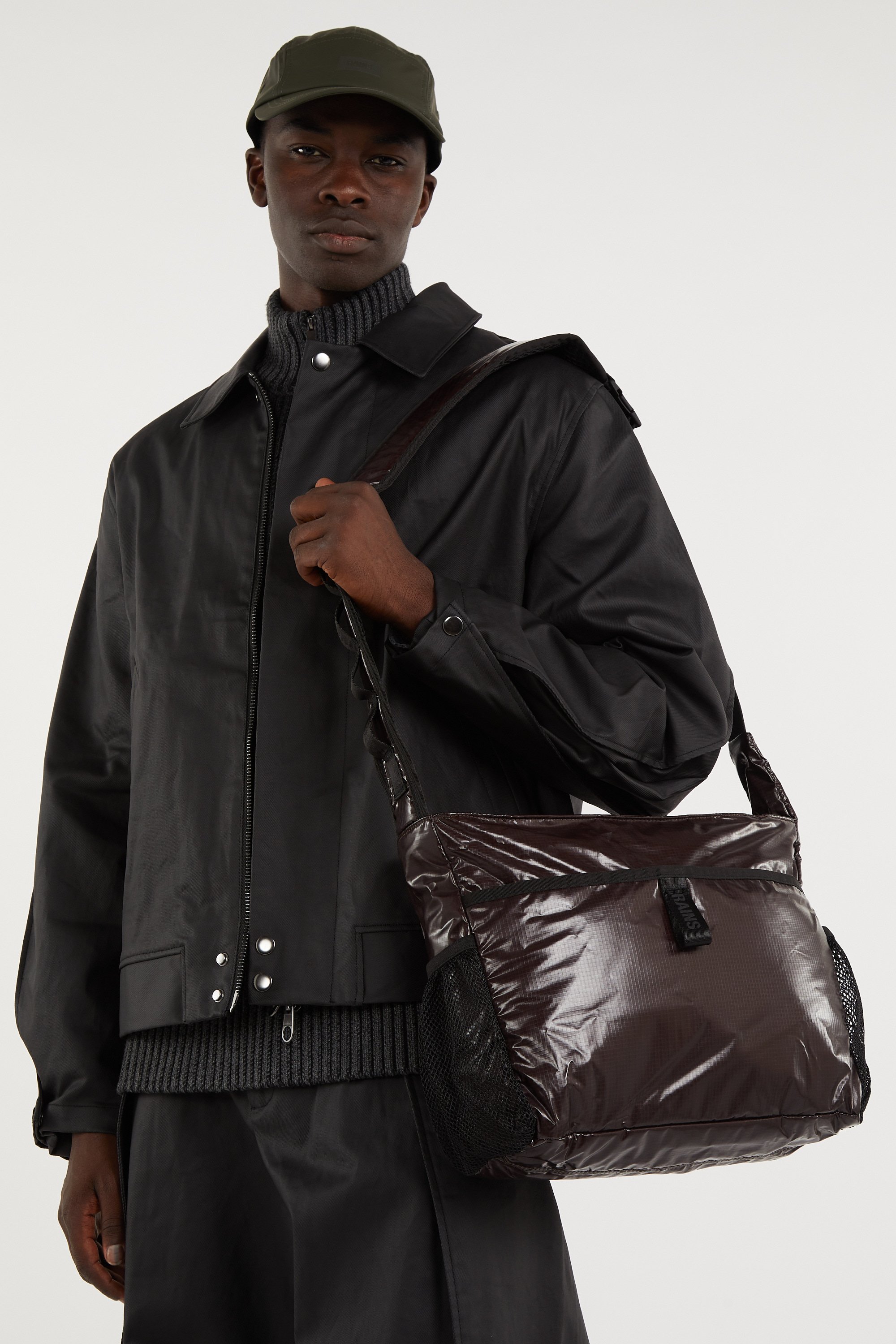 Shoulder bag RAINS Brown