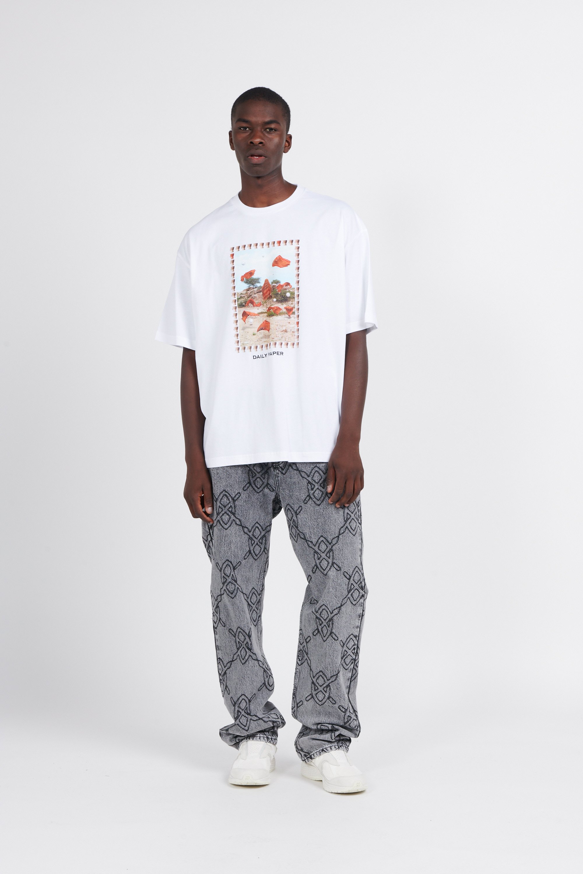 T-shirt DAILY PAPER White