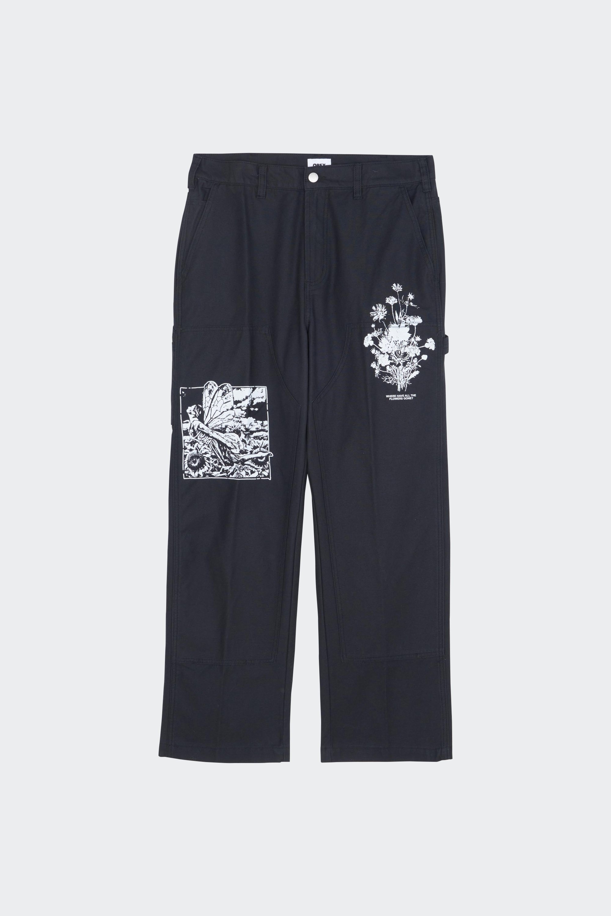 Trousers | Black by OBEY Trousers Black