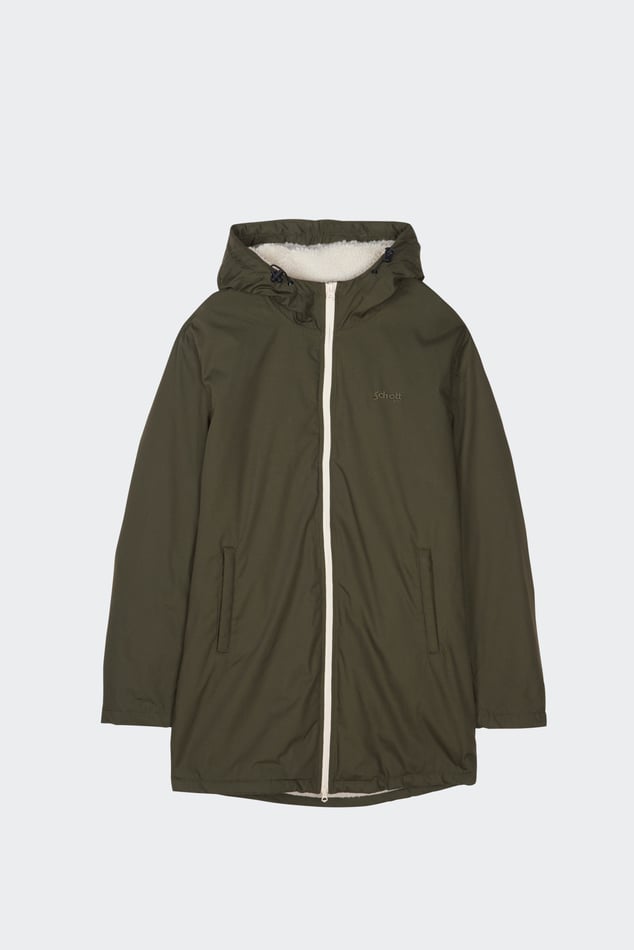 Parka Kaki Schott Homme Citadium