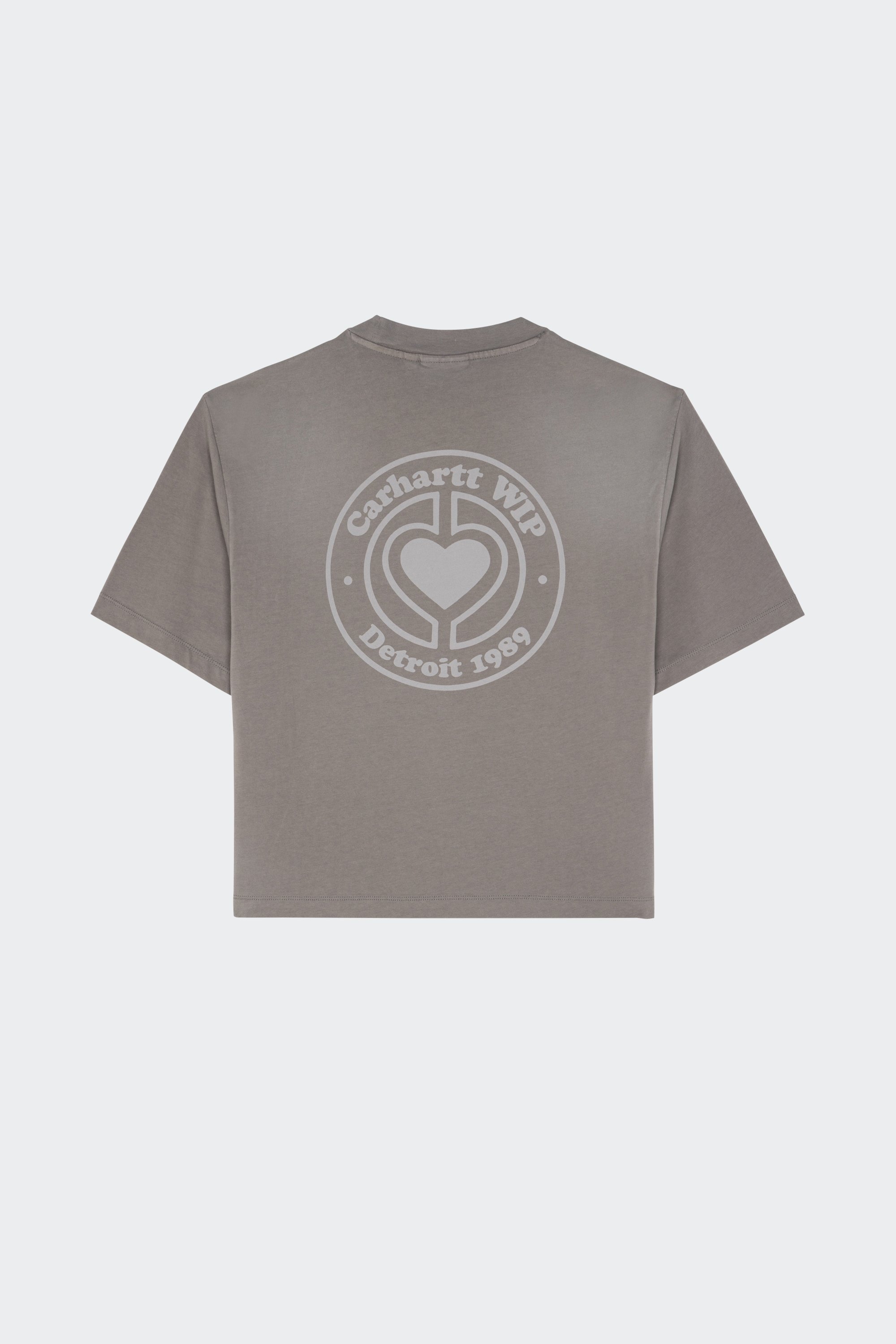 Regular-fit round-neck cotton T-shirt | Grey by CARHARTT WIP Regular-fit round-neck cotton T-shirt Grey