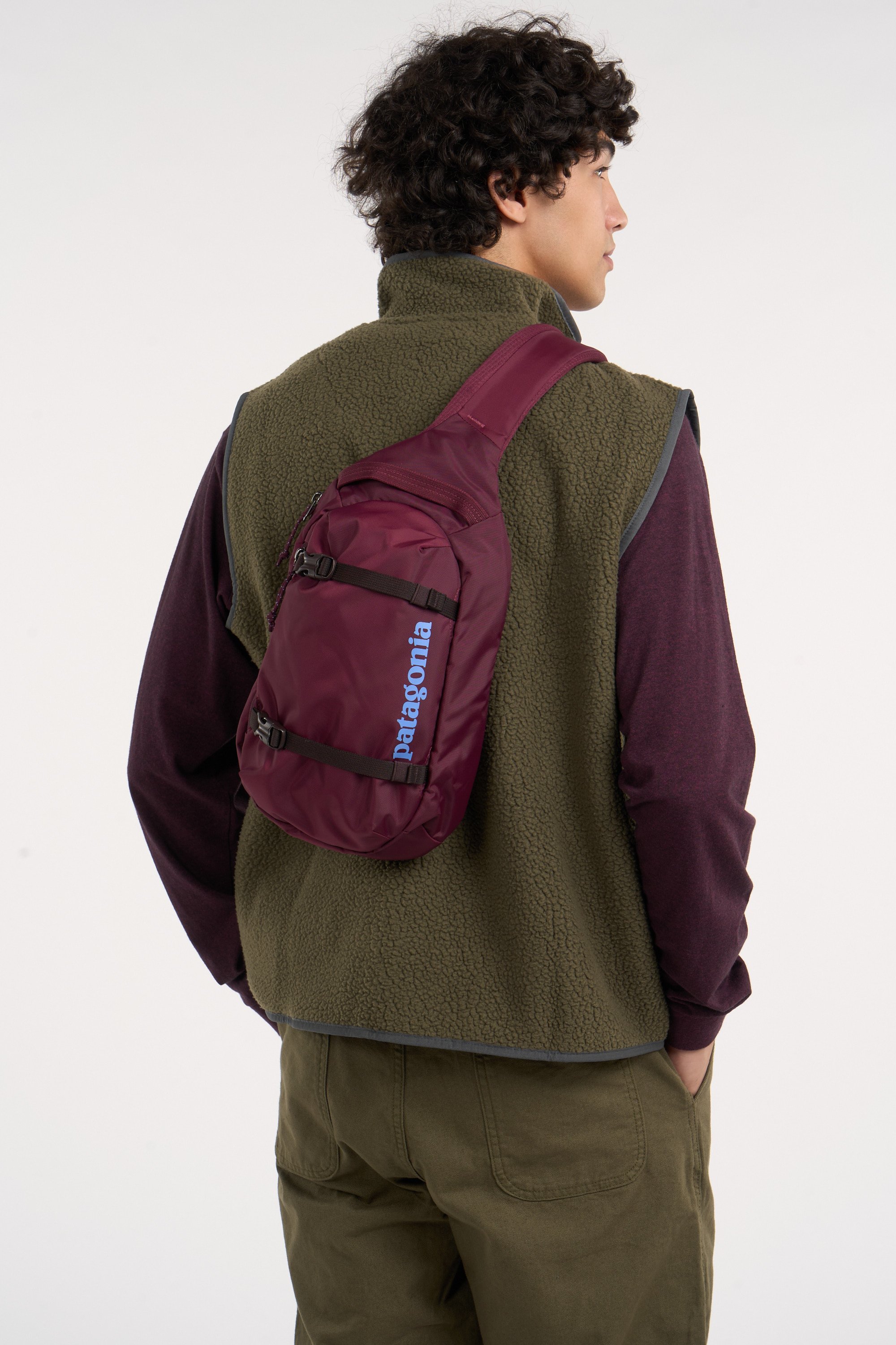 Sac banane zippé uni  PATAGONIA Violet
