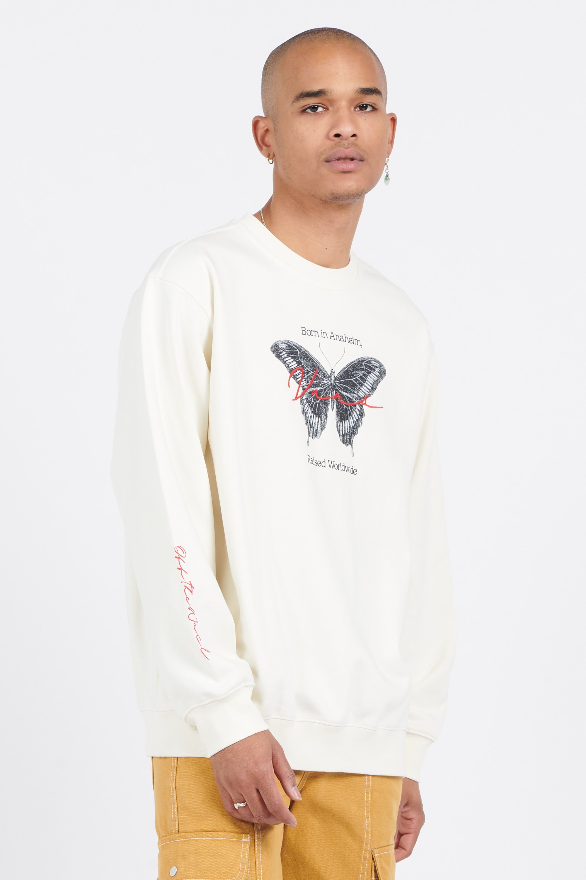 Sweatshirt | White by VANS Sweatshirt White