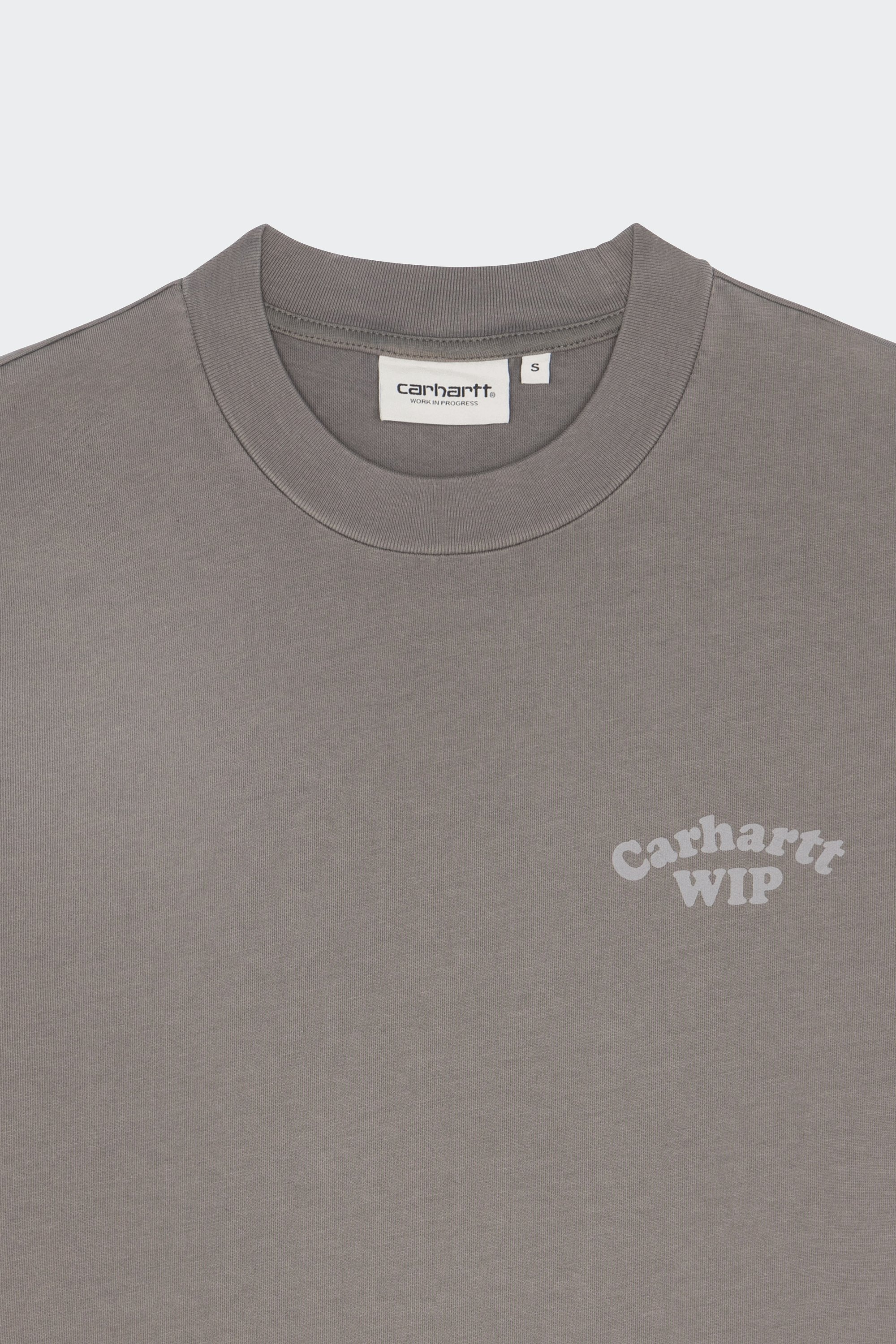 Regular-fit round-neck cotton T-shirt | Grey by CARHARTT WIP Regular-fit round-neck cotton T-shirt Grey