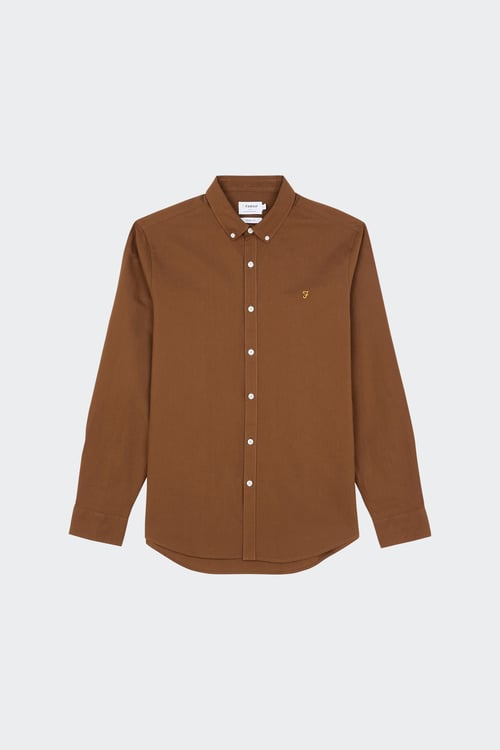 FARAH Shirt Brown
