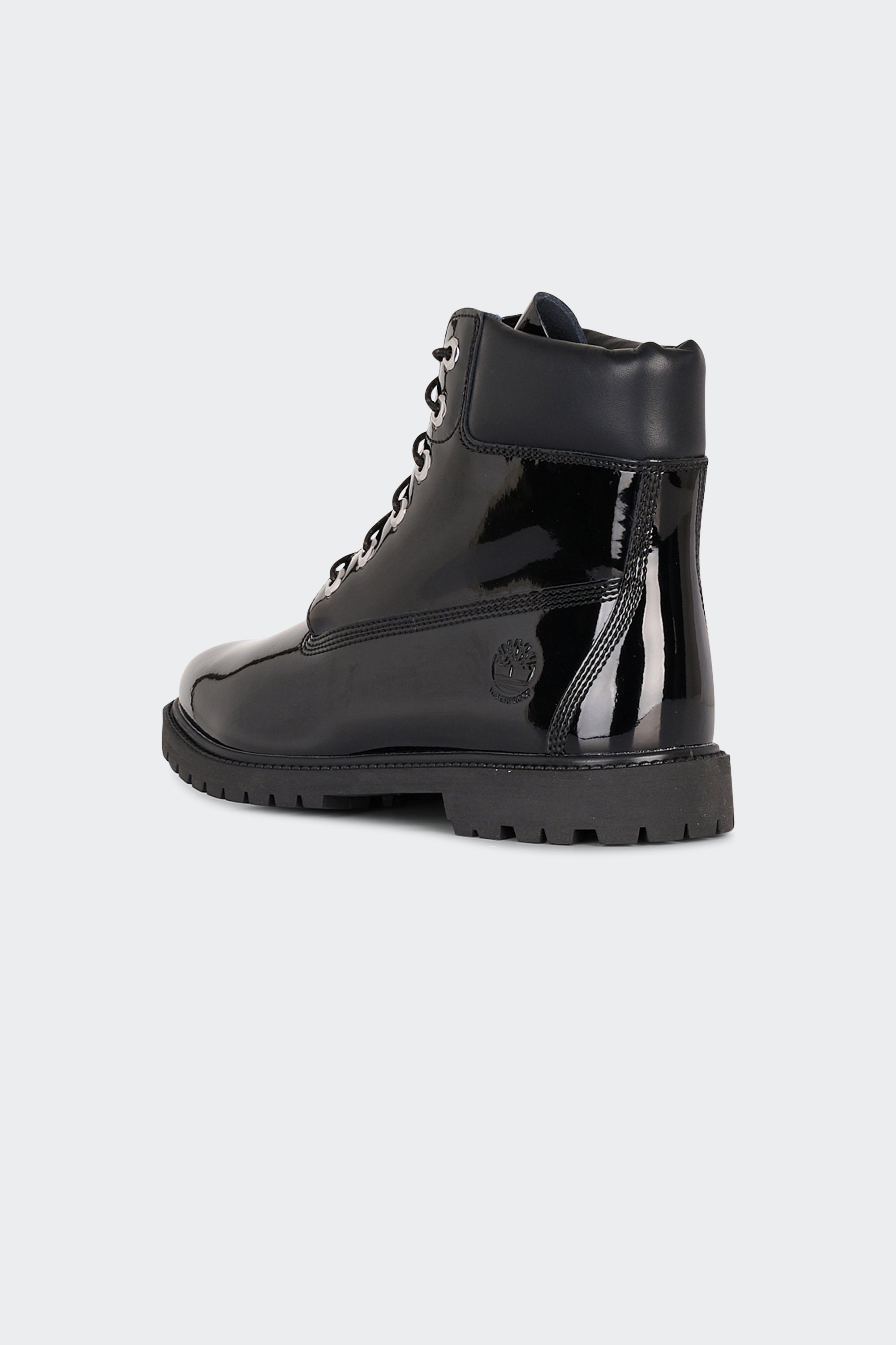Heeled leather mid-calf boots | Black by TIMBERLAND Heeled leather mid-calf boots Black
