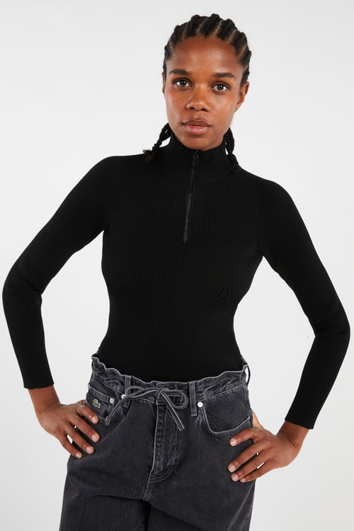 LACOSTE Pull Noir