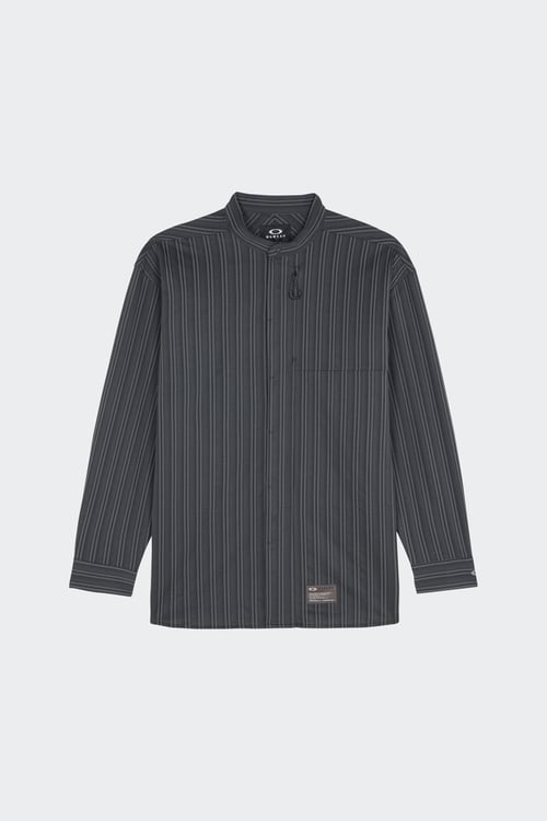 Chemise oversize à rayures - Taille S Noir