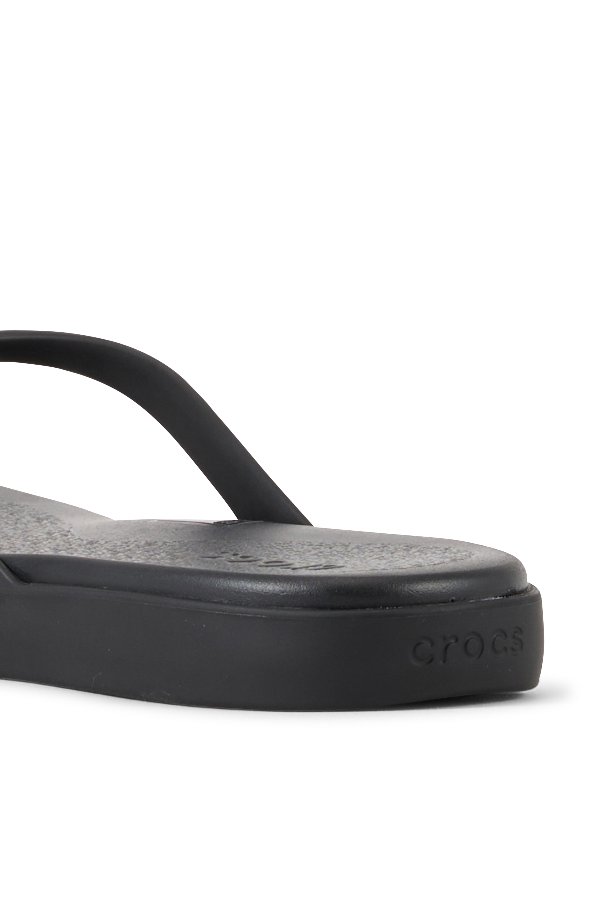 Sandales plates Noir