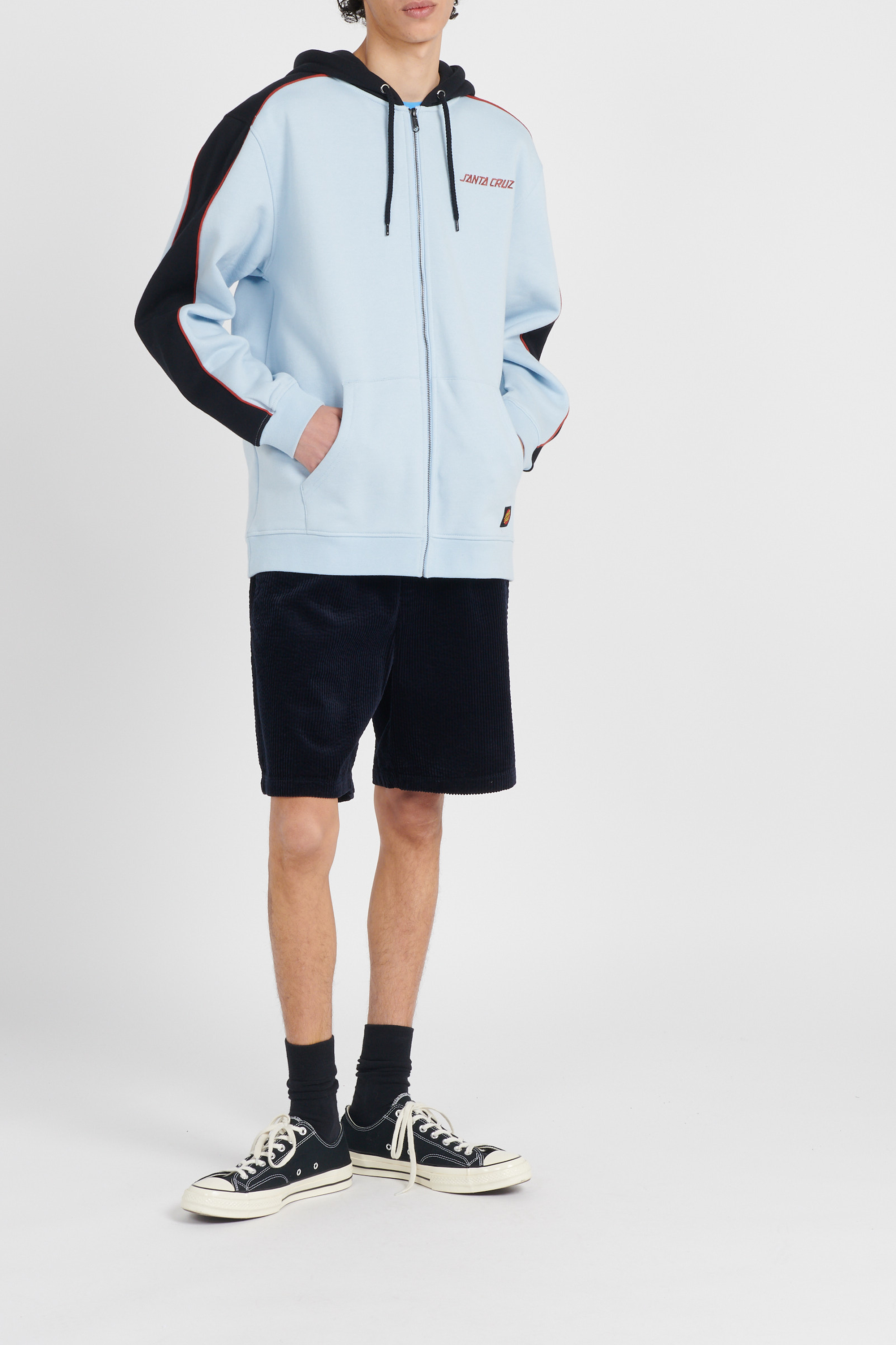 Hoodie zippé | Noir SANTA CRUZ Homme