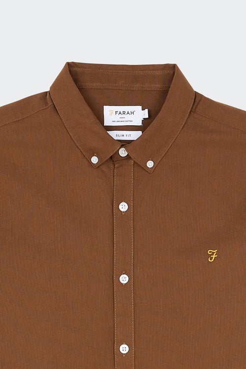 FARAH Shirt Brown