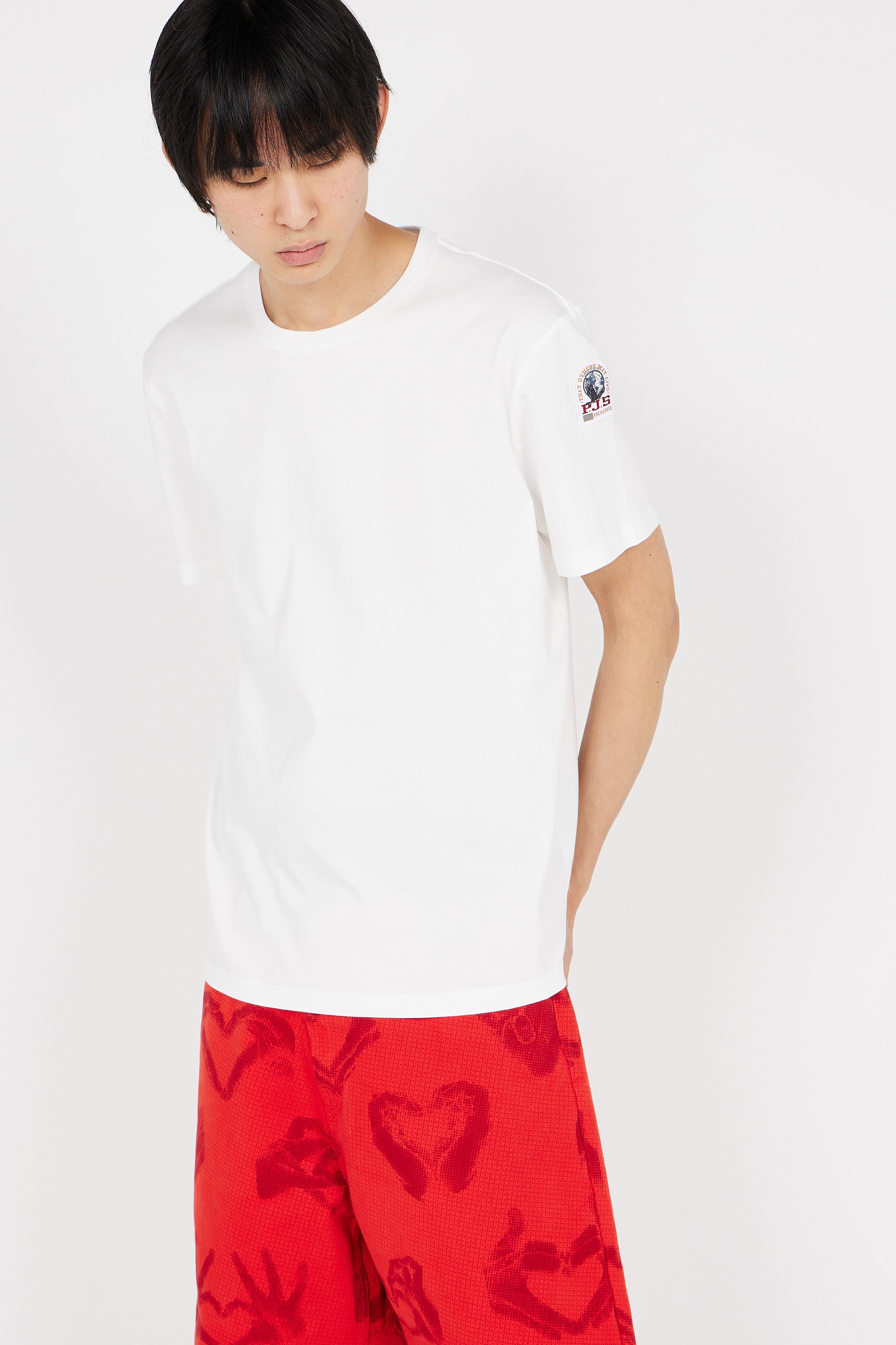 PARAJUMPERS｜ (SHISPARE TEE (25SS-PMTSEY27-324)) T-shirt Shispare tee Jaune Parajumpers - Homme | Citadium