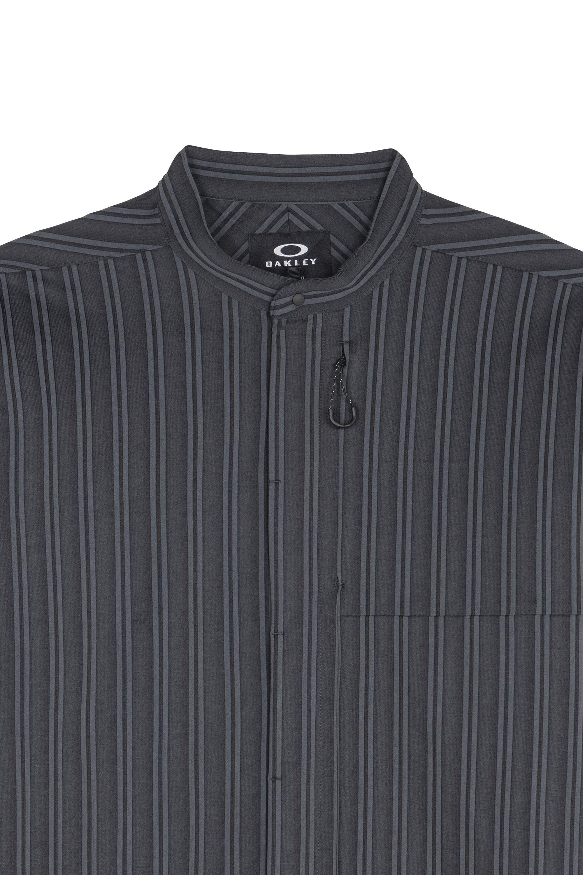 Liam oversized striped shirt  Black