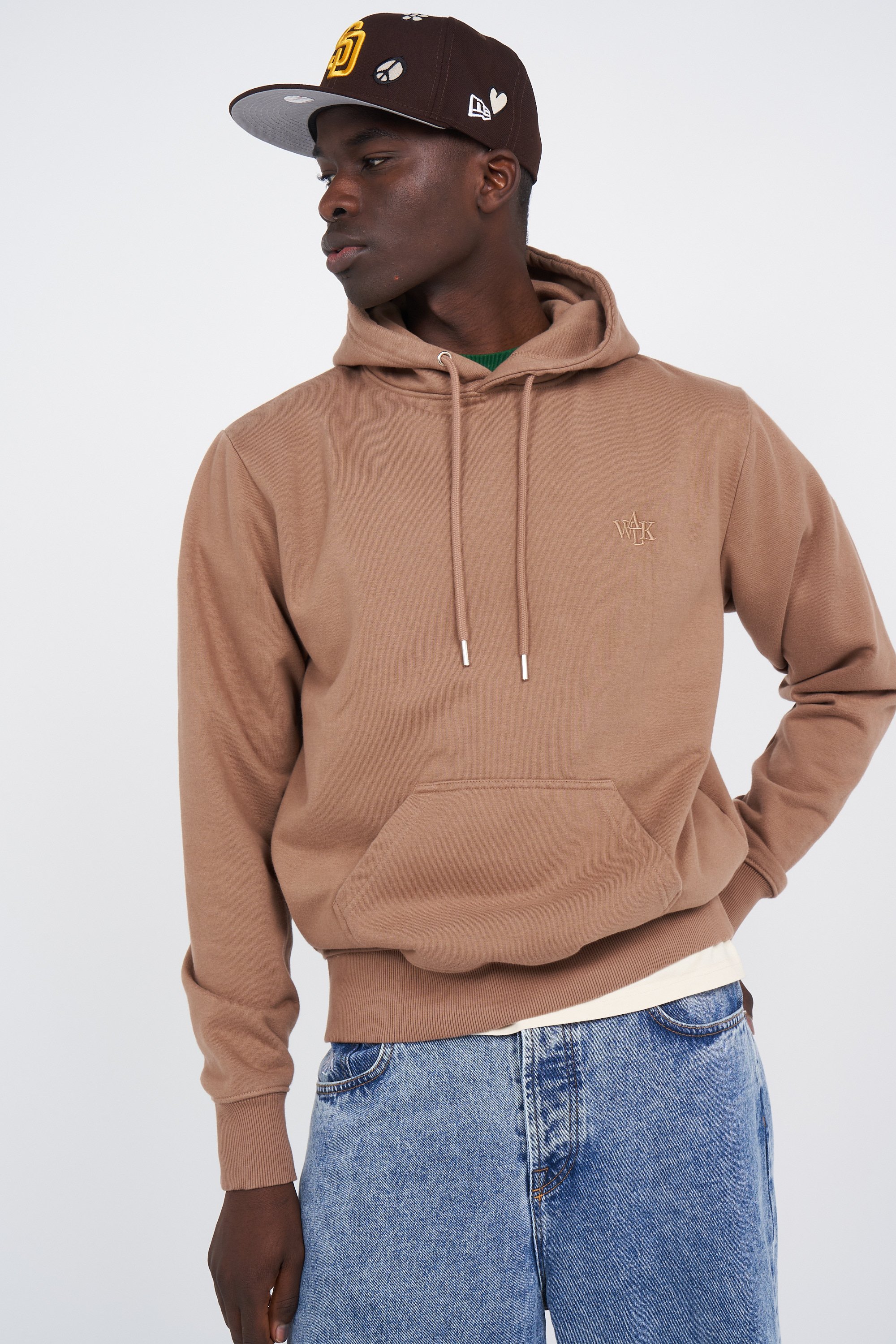 Hoodie | Marron by WALK IN PARIS Hoodie Marron