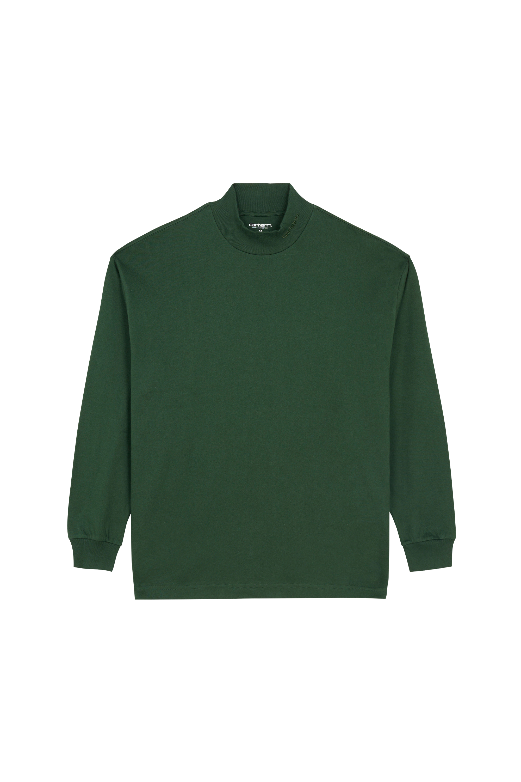Regular-fit round-neck cotton T-shirt Green