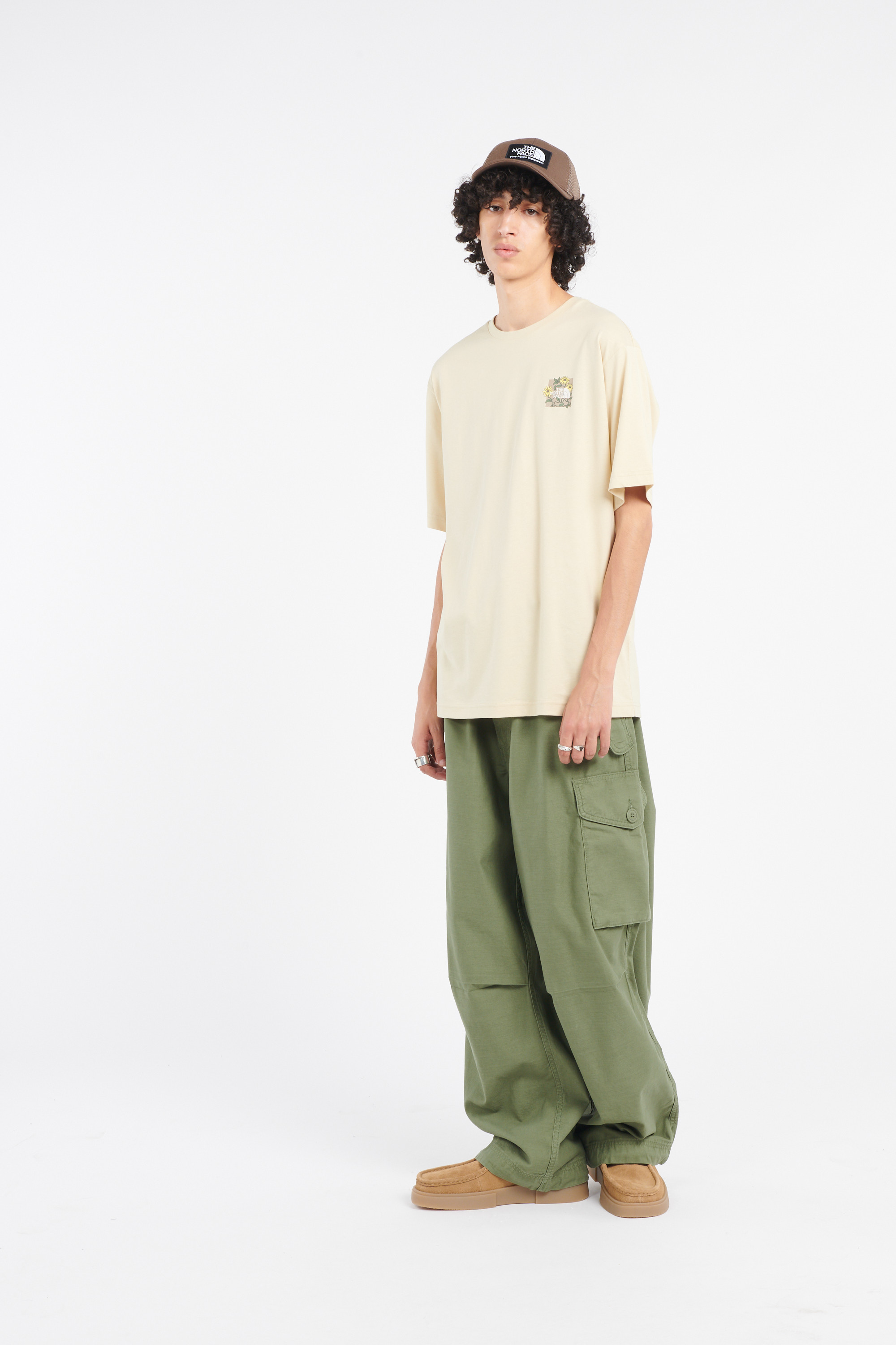 Pantalon cargo Vert