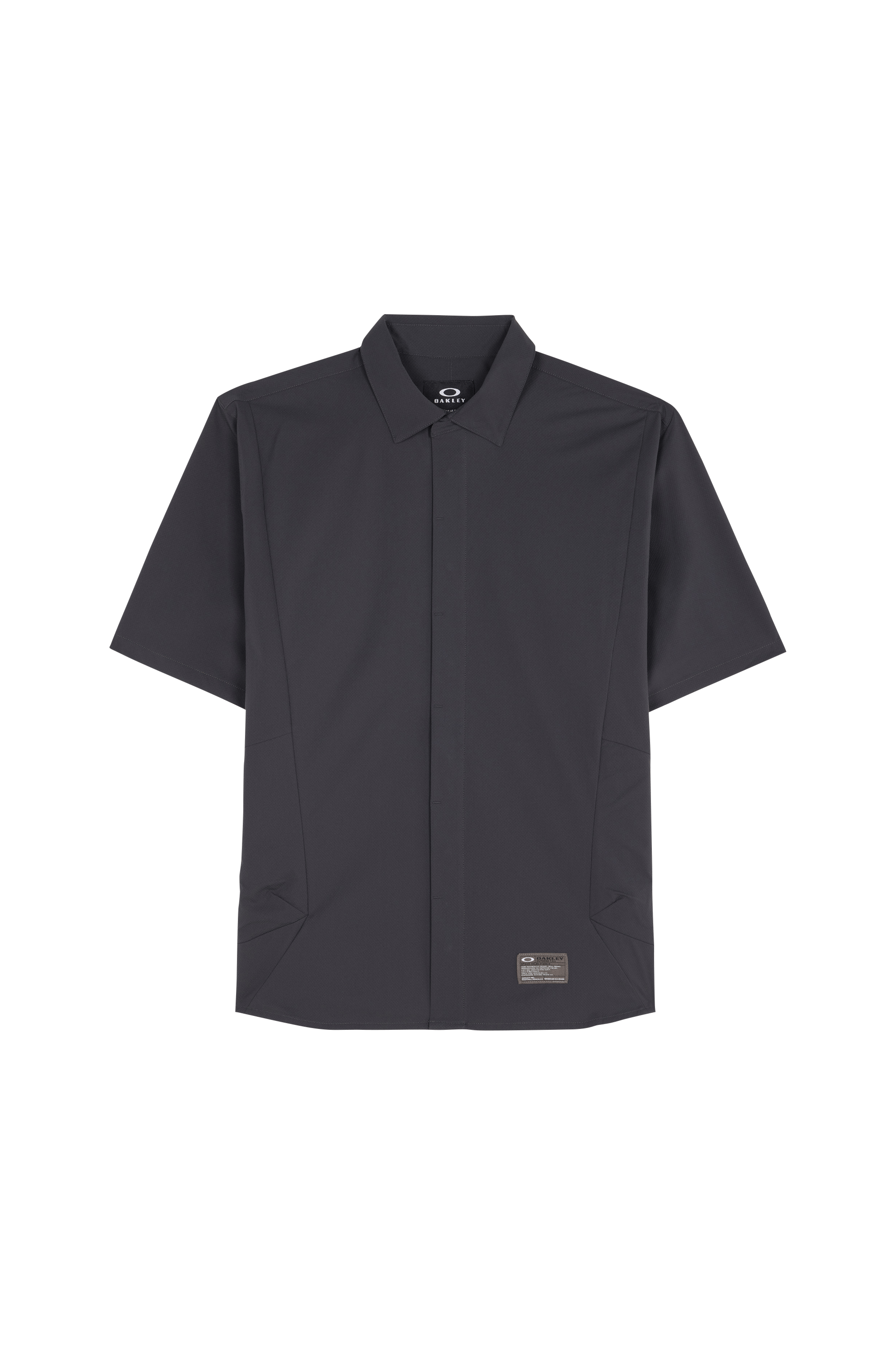 Solid straight sports shirt OAKLEY Black