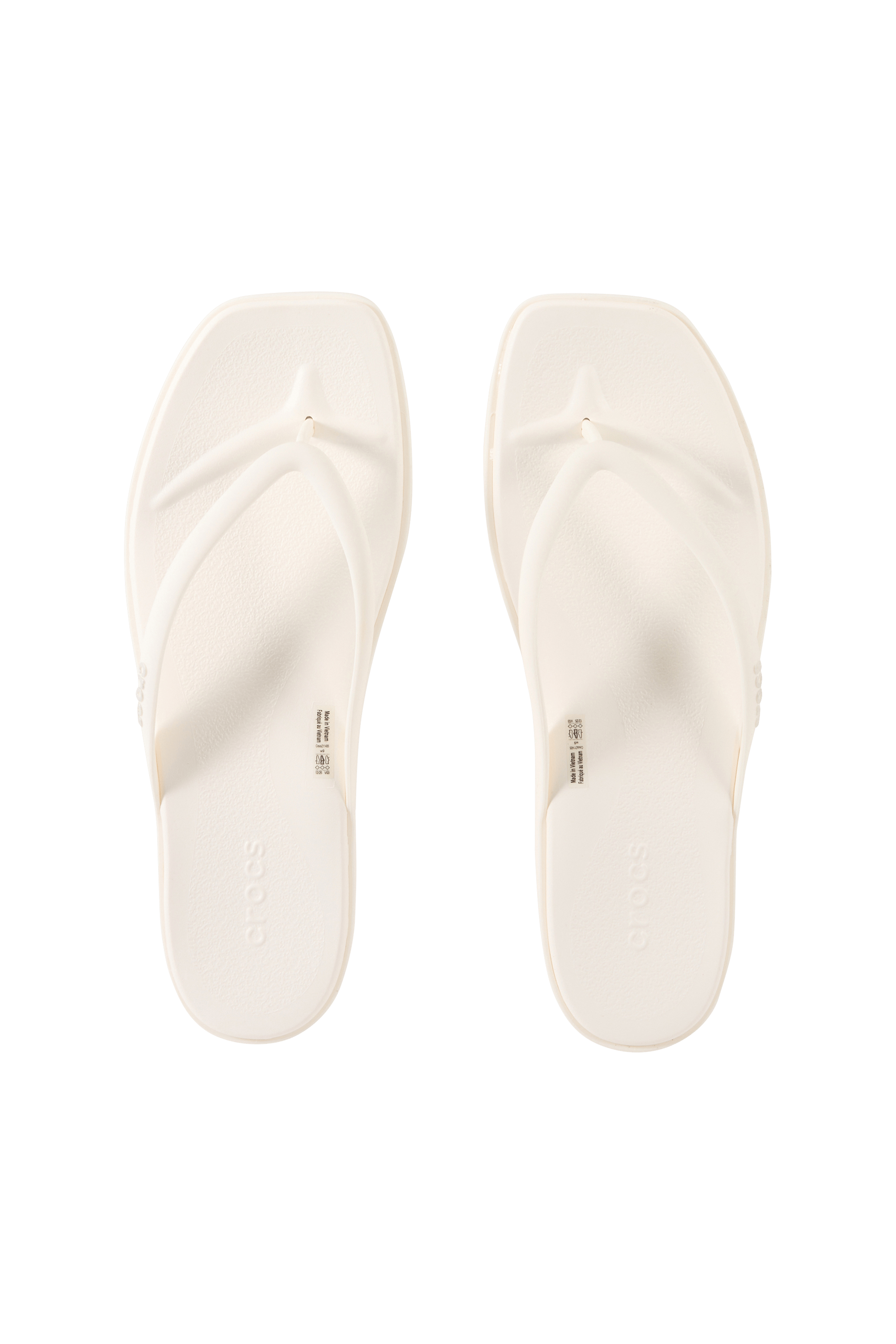 Tongs | Blanc CROCS Femme