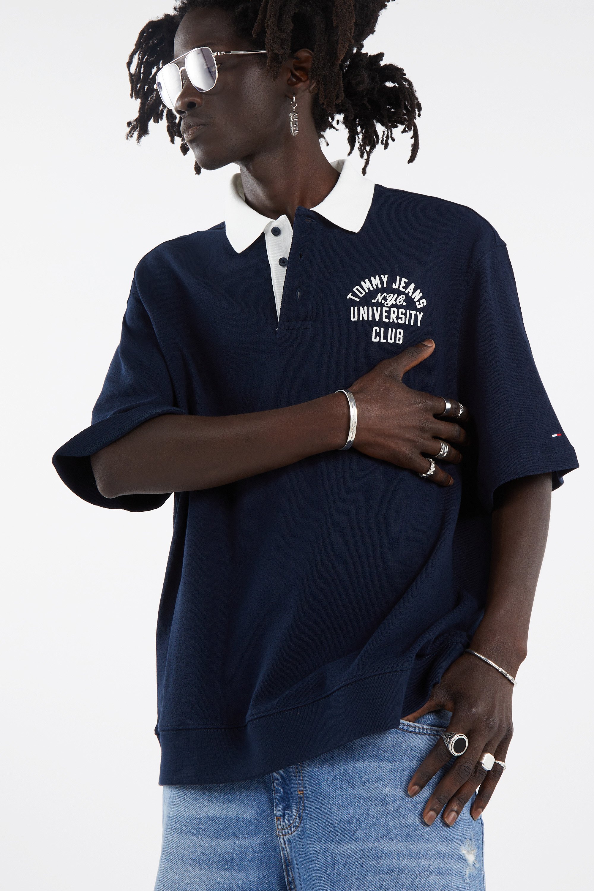 Polo shirt | Blue by TOMMY JEANS Polo shirt Blue