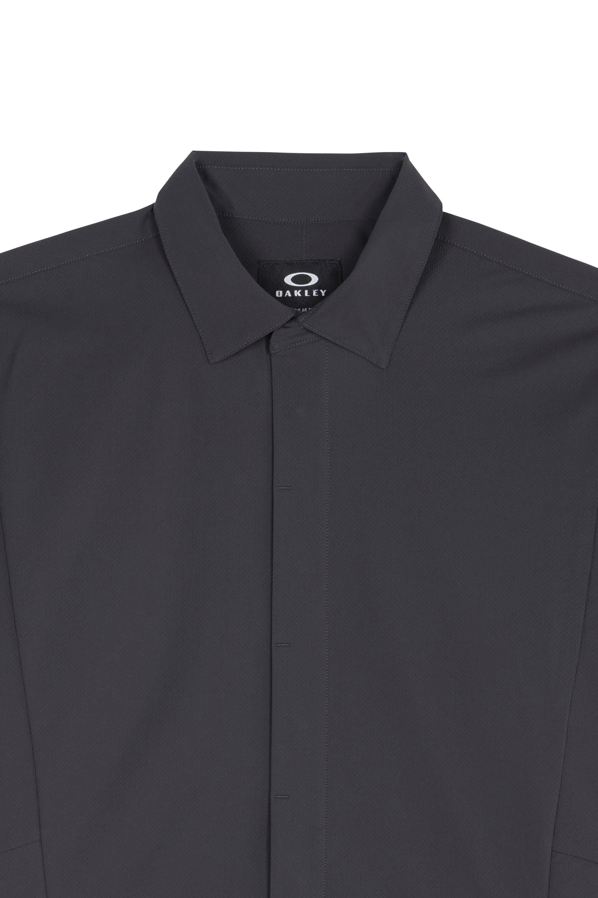 Solid straight sports shirt OAKLEY Black