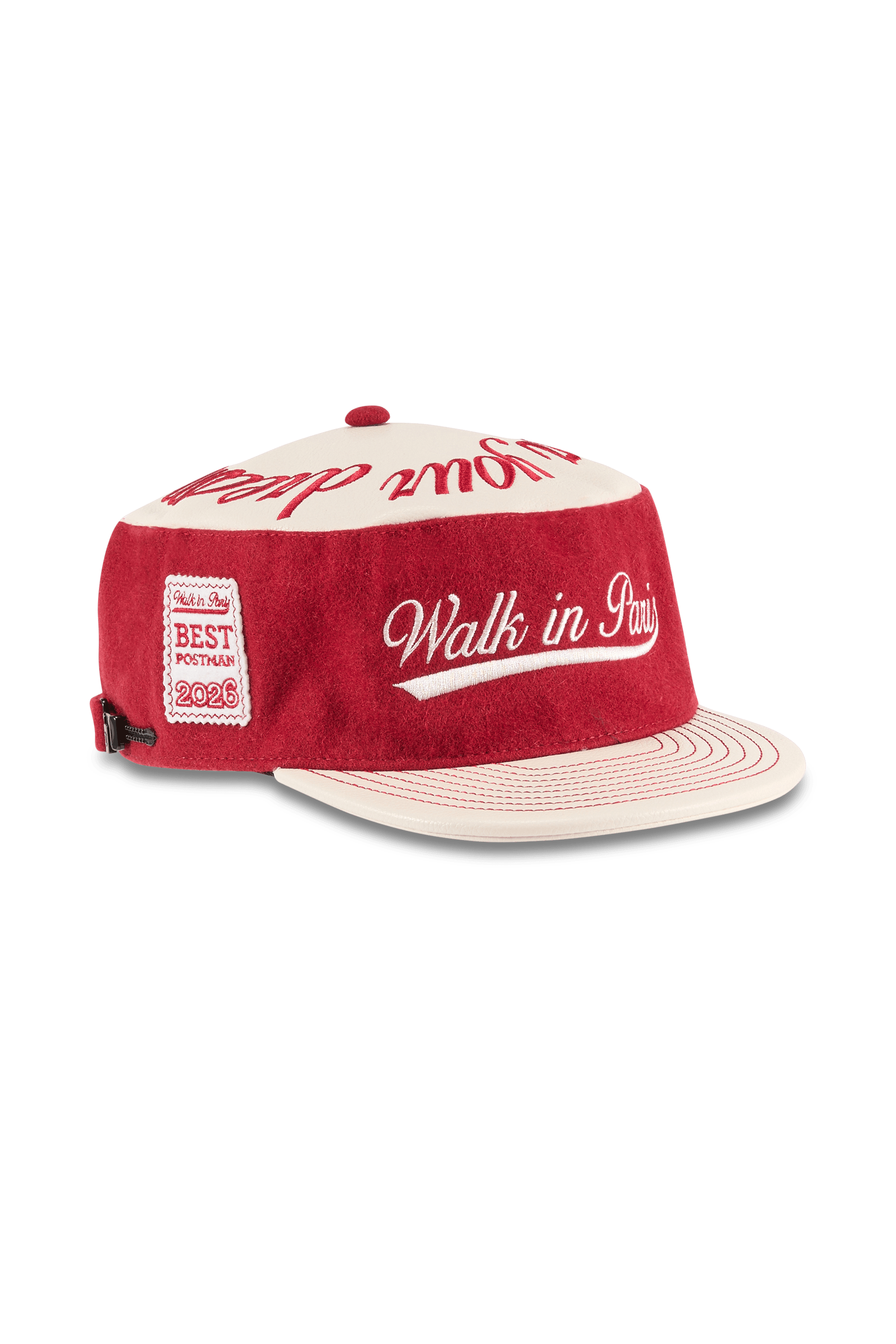Casquette en laine mélangée | Rouge WALK IN PARIS Homme