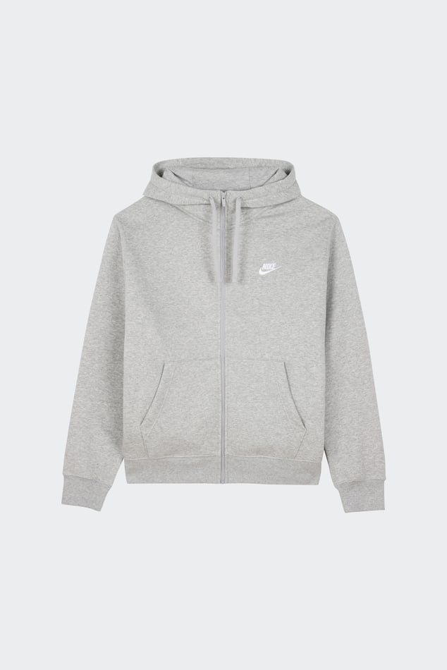 Zip up Sweatshirt Club Fleece Hd Grey Nike Man Citadium