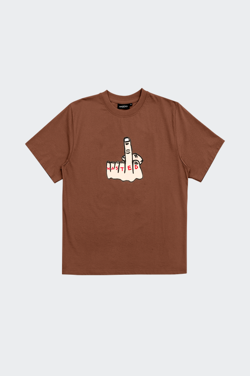 WASTED T-shirt Marron