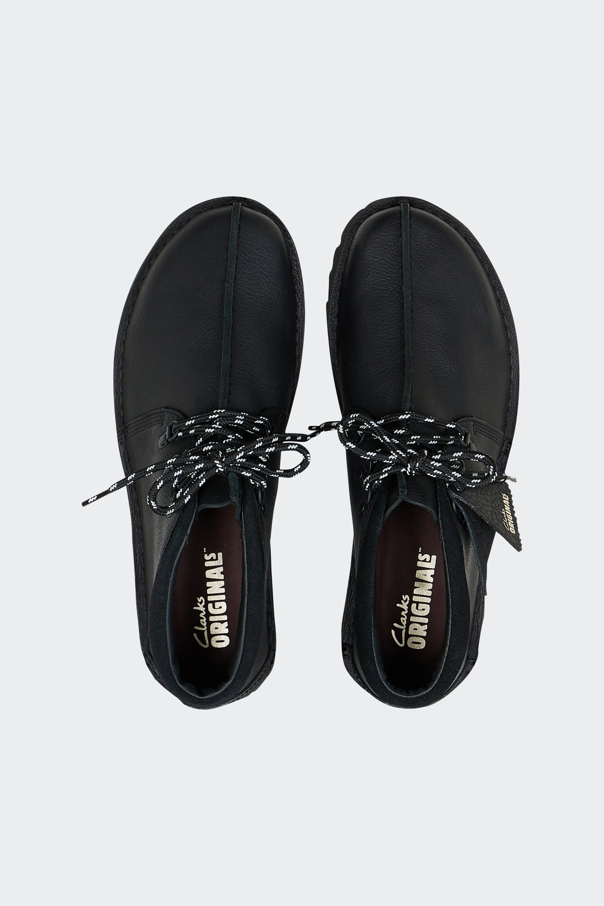 Heeled leather mid-calf boots | Black by CLARKS ORIGINALS Heeled leather mid-calf boots Black