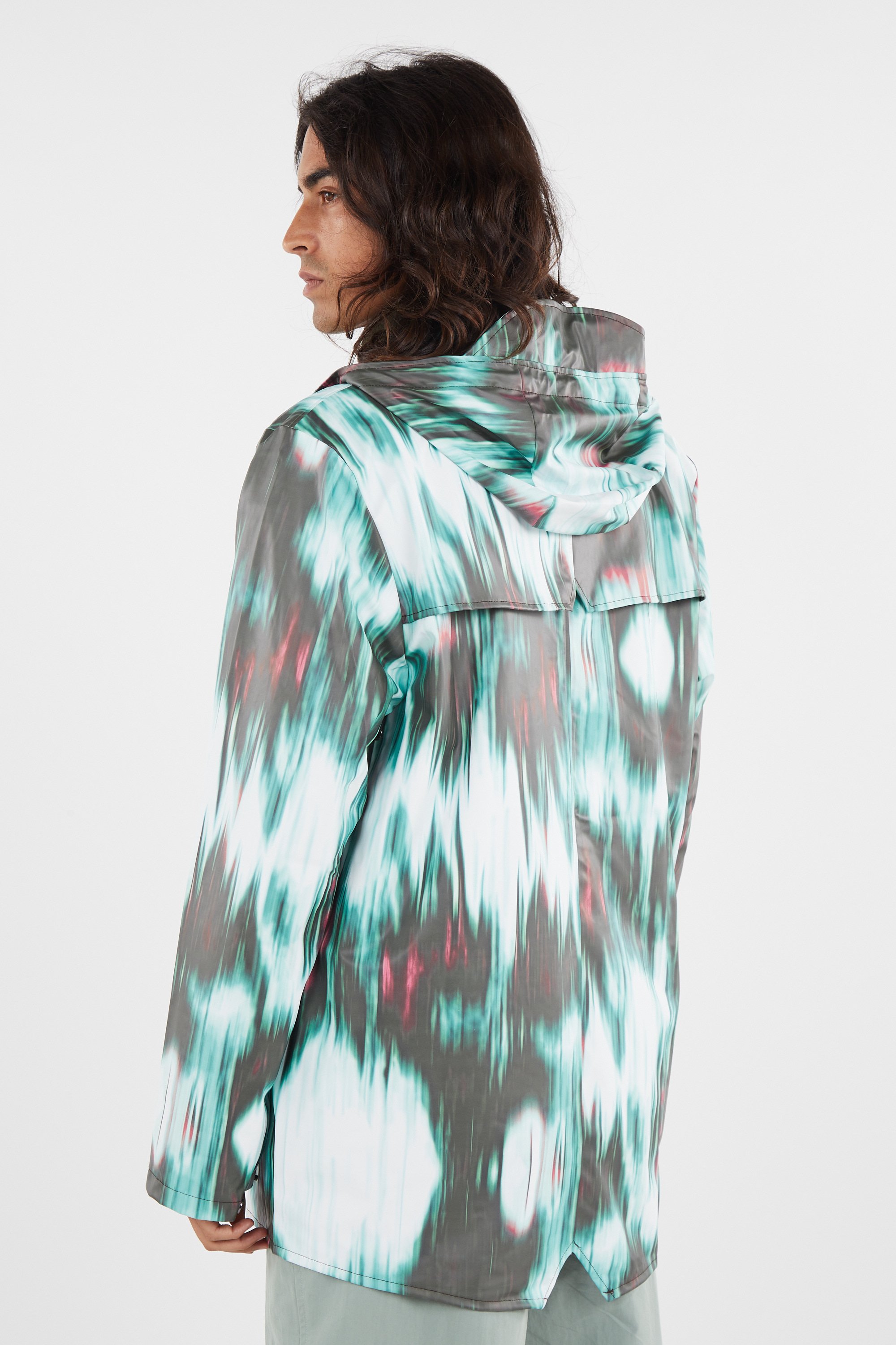 Coupe-vent imperméable à capuche Multicolore