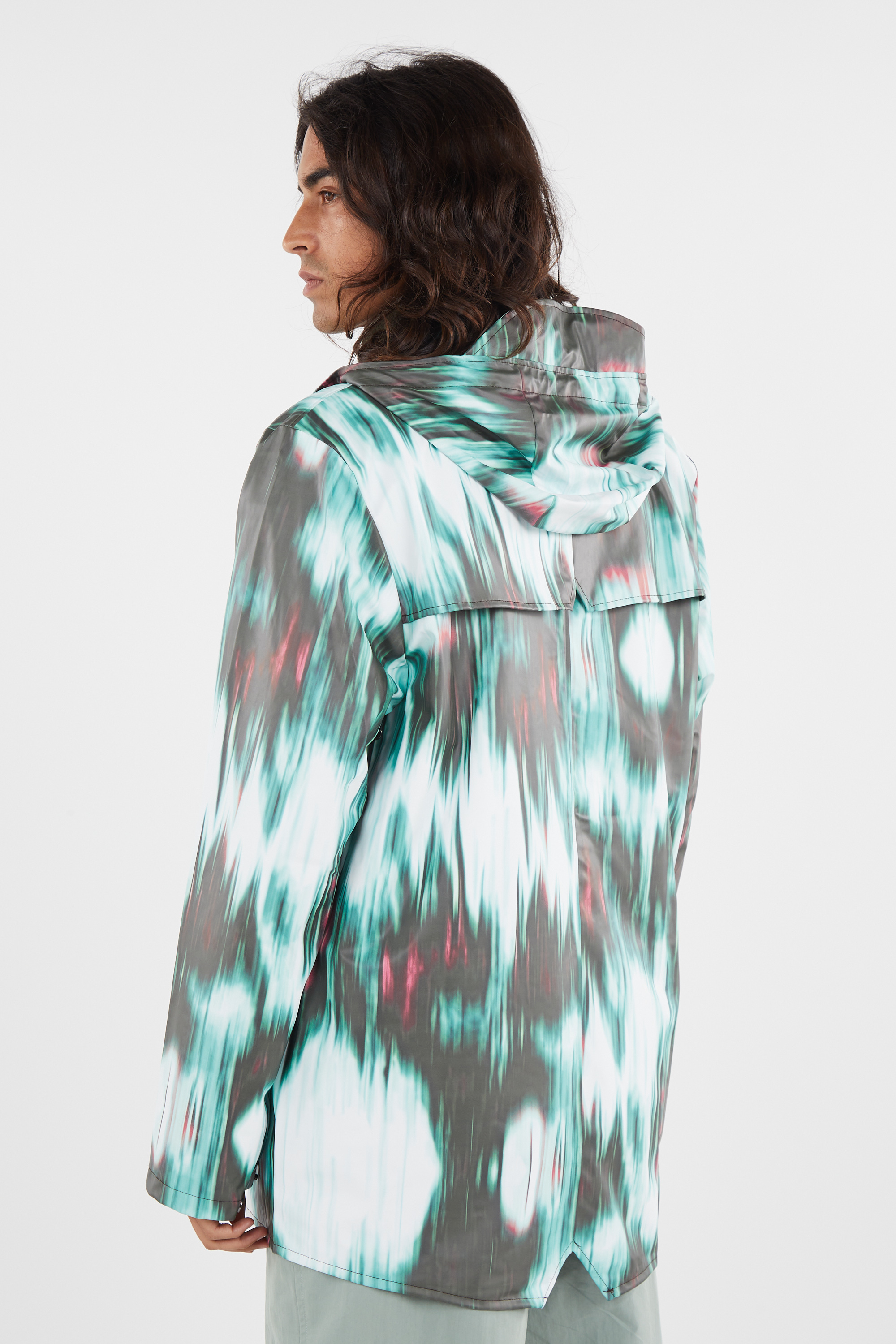 Coupe-vent imperméable à capuche Multicolore