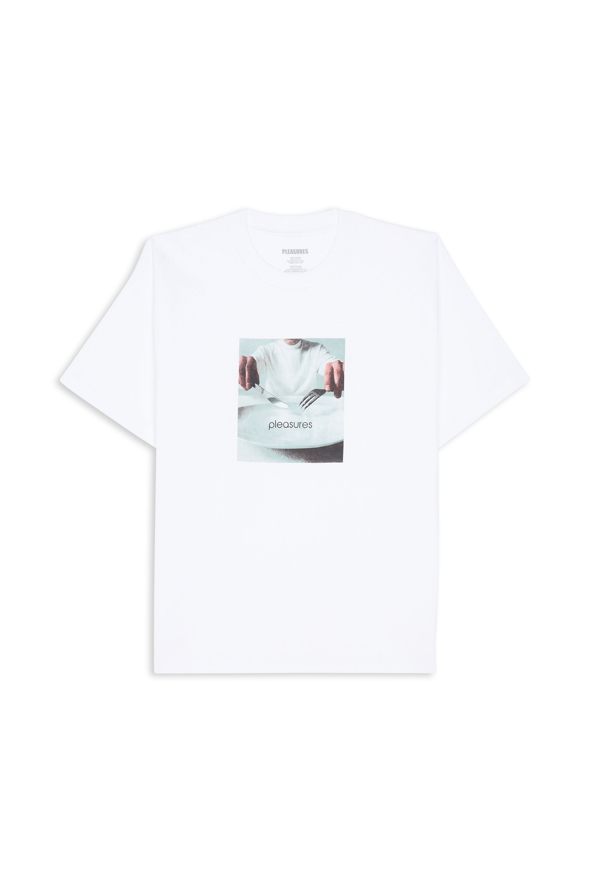 Regular-fit round-neck cotton T-shirt White
