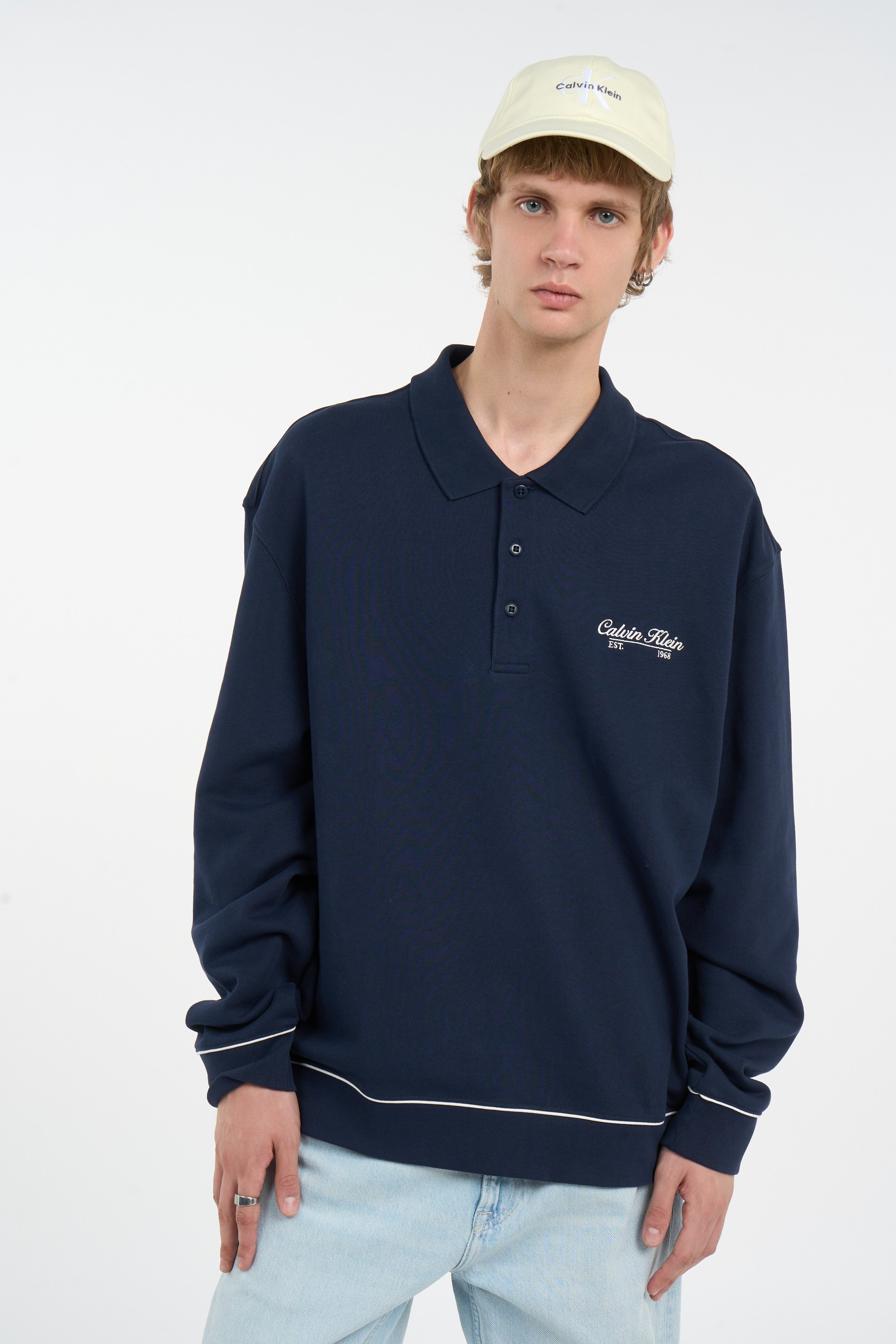 Polo | Bleu CALVIN KLEIN Homme