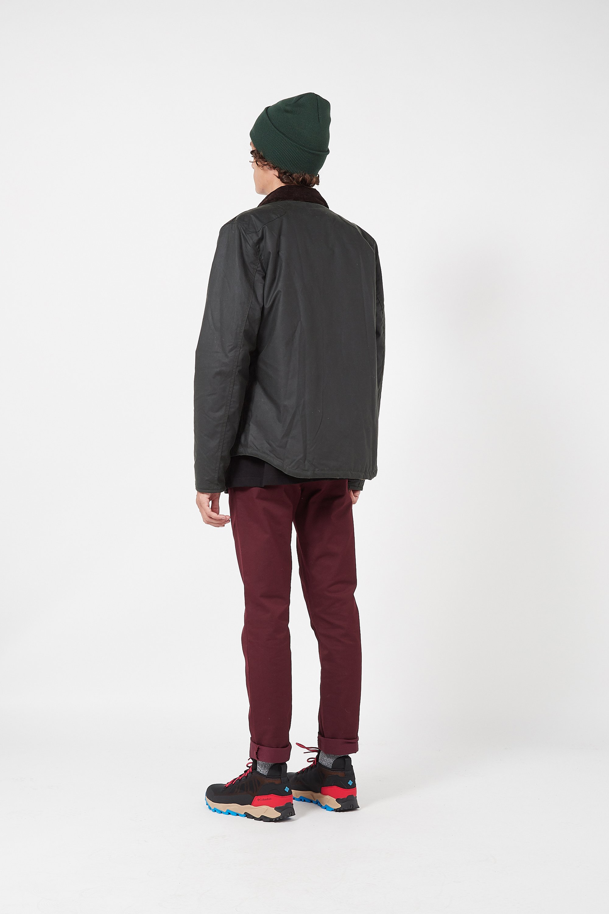 Waxed cotton jacket | Green BARBOUR Men