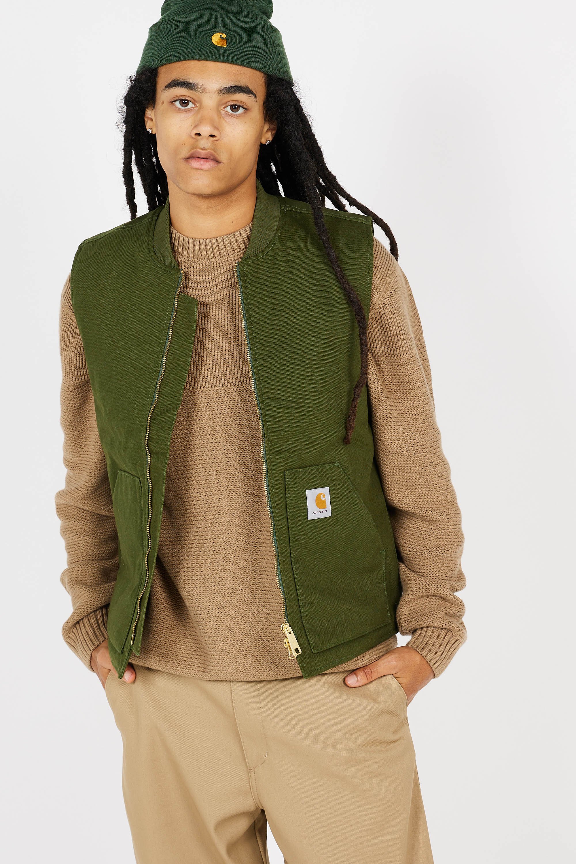 Freestyle padded gilet | Green CARHARTT WIP Men