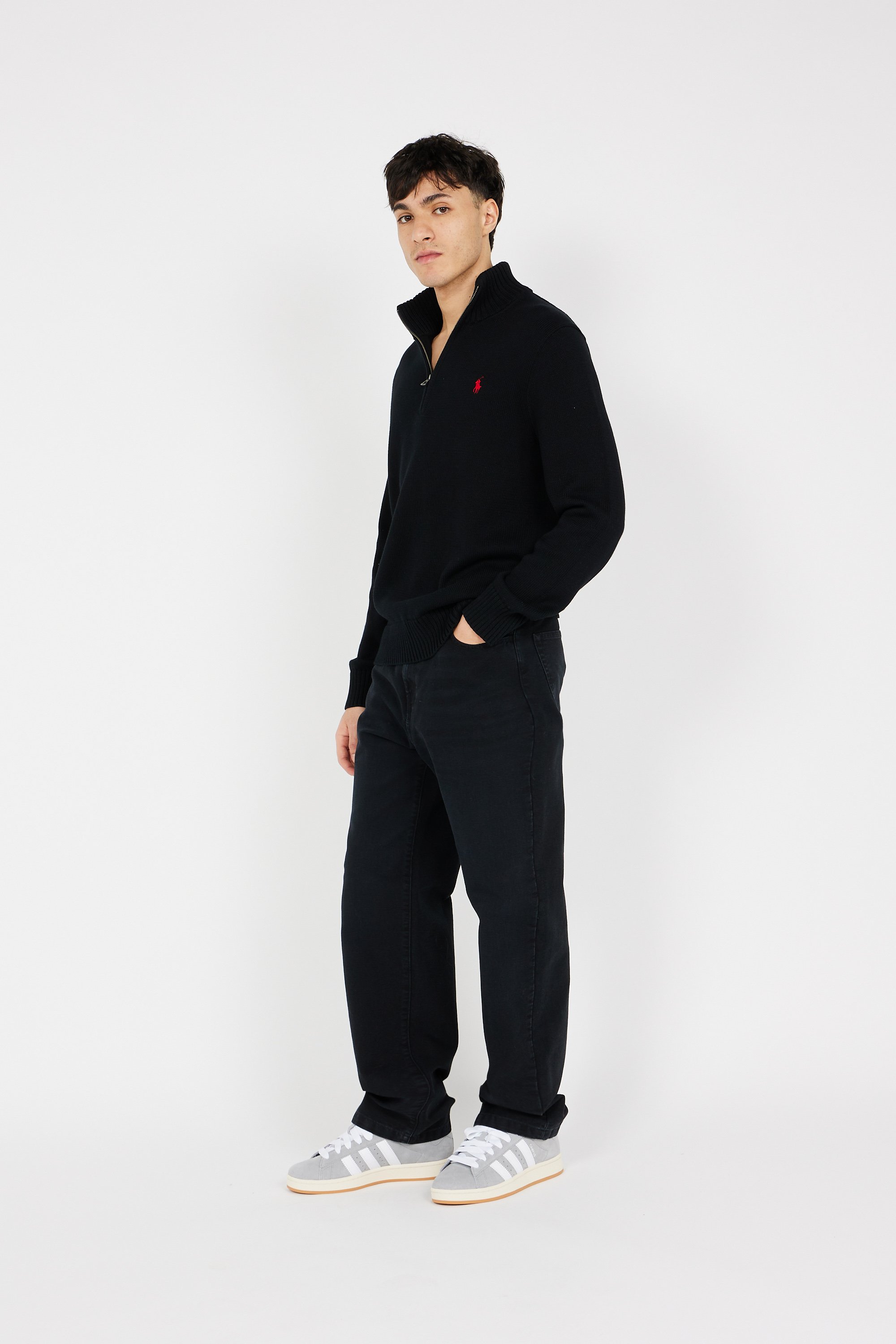 Pull Cotton quarter-Zip Noir Polo ralph lauren - Homme | Citadium