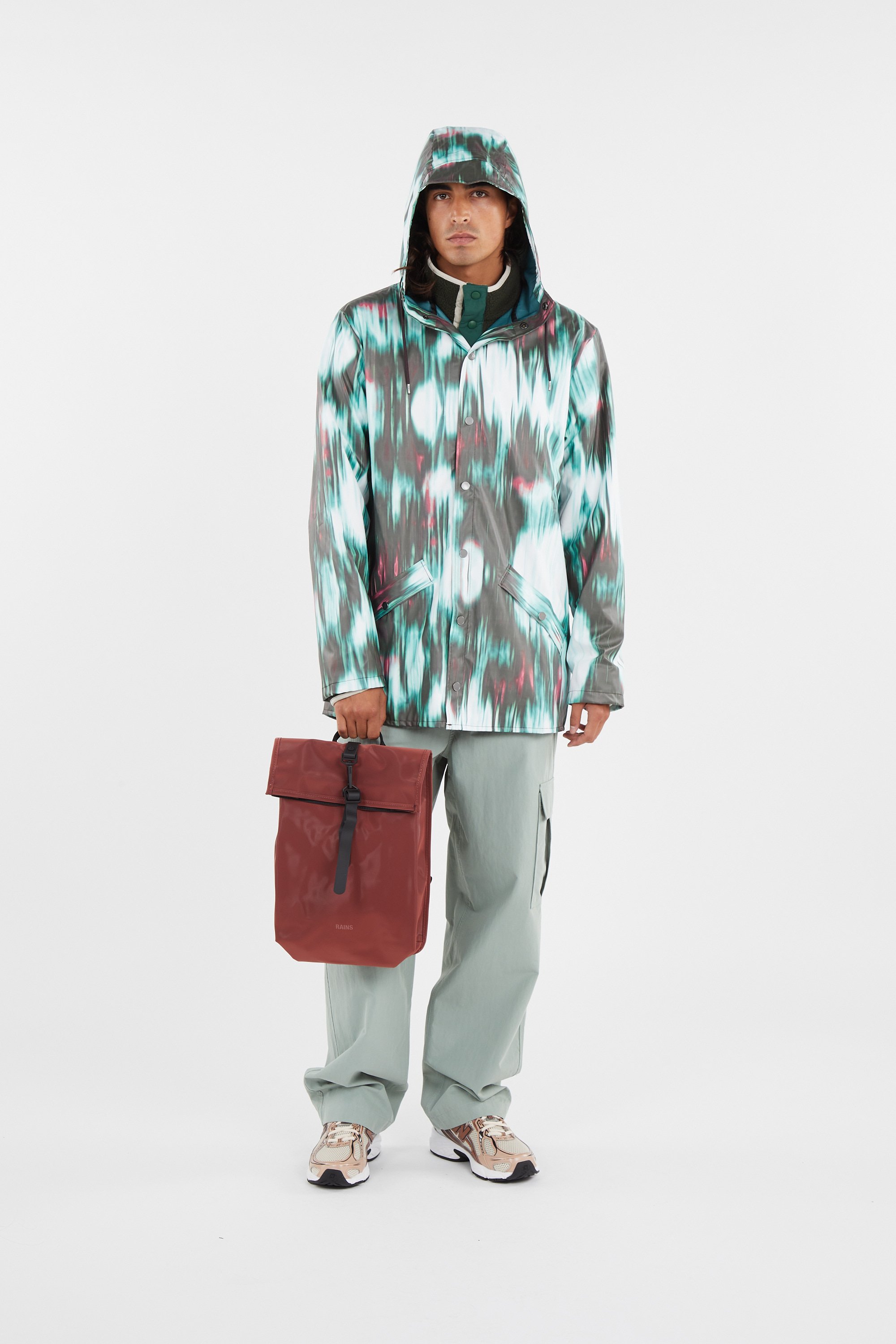 Sac à dos  | Rouge by RAINS Sac à dos  Rouge