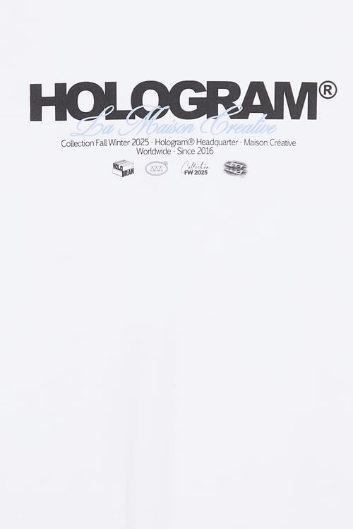 HOLOGRAM T-shirt Blanc