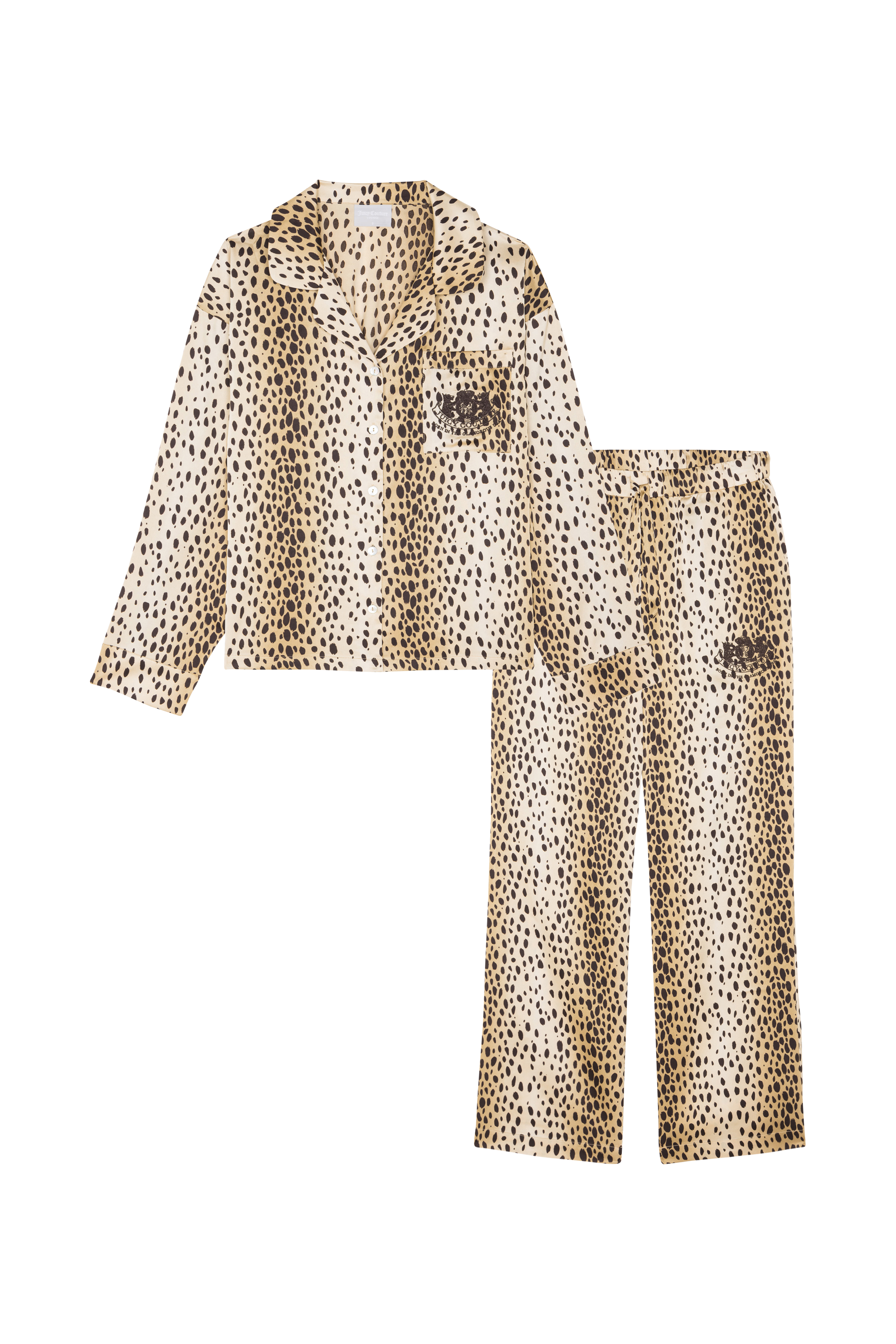 Ensemble pyjama 2 pièces Marron