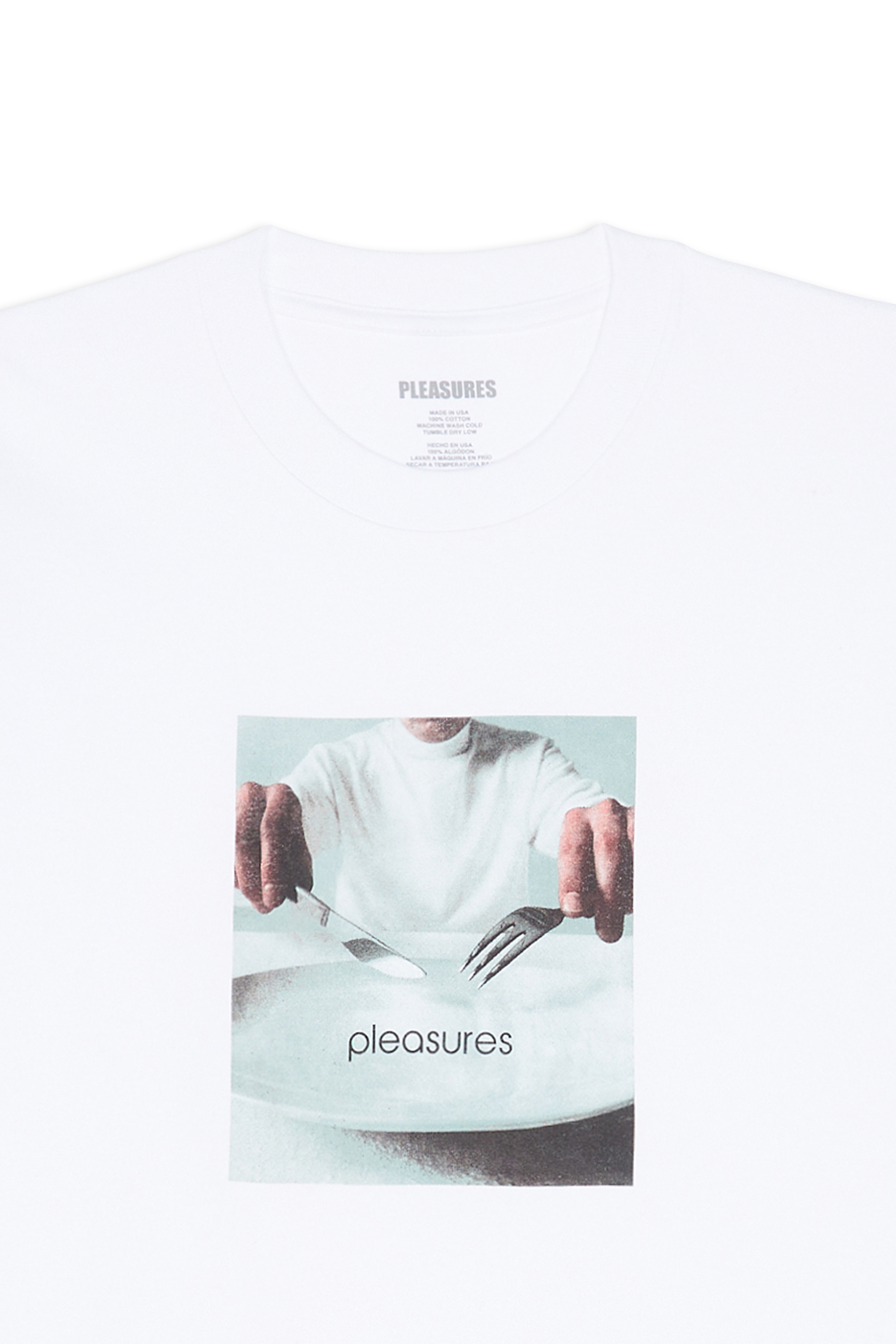Regular-fit round-neck cotton T-shirt White