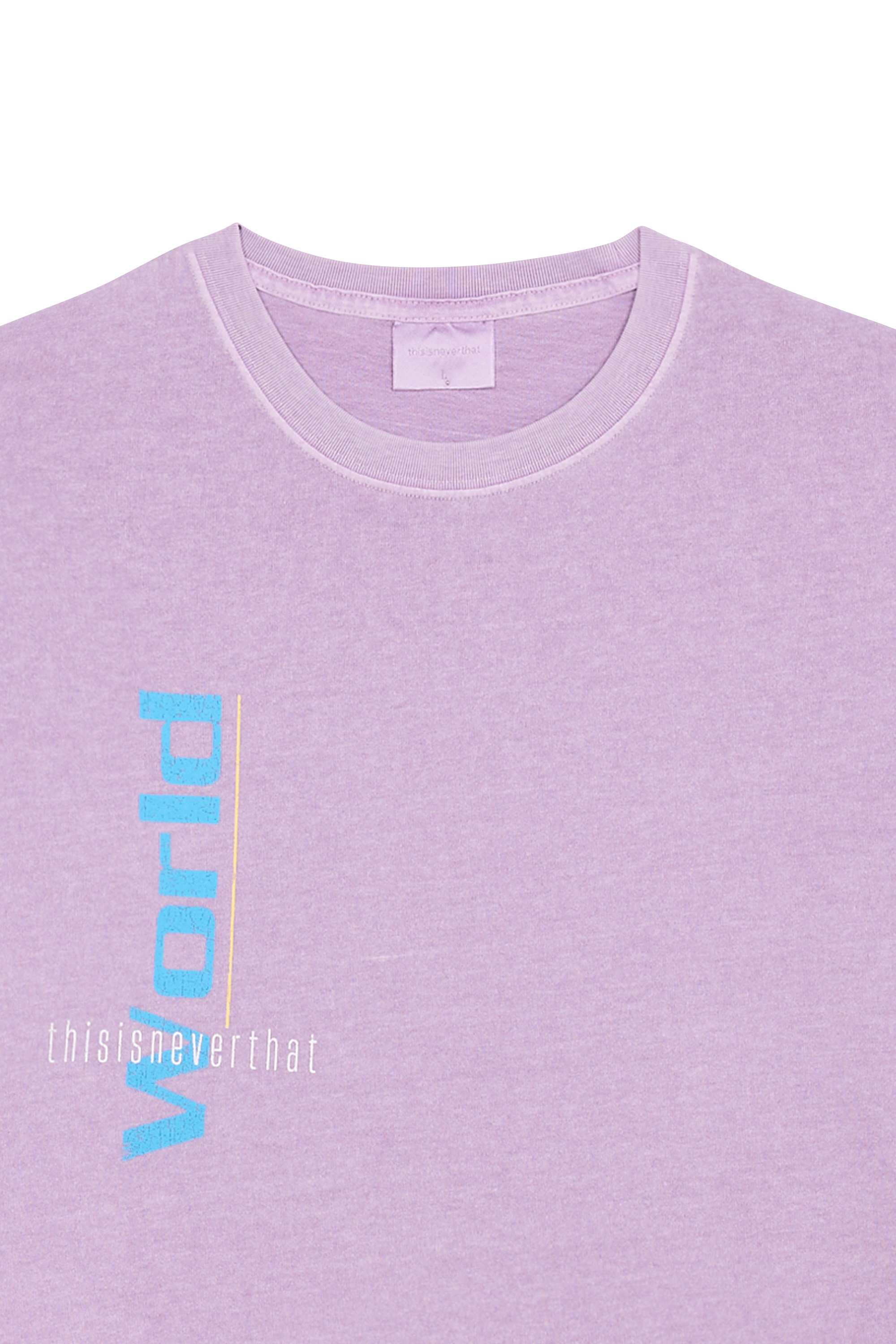 Regular-fit round-neck cotton T-shirt | Pink THISISNEVERTHAT Men