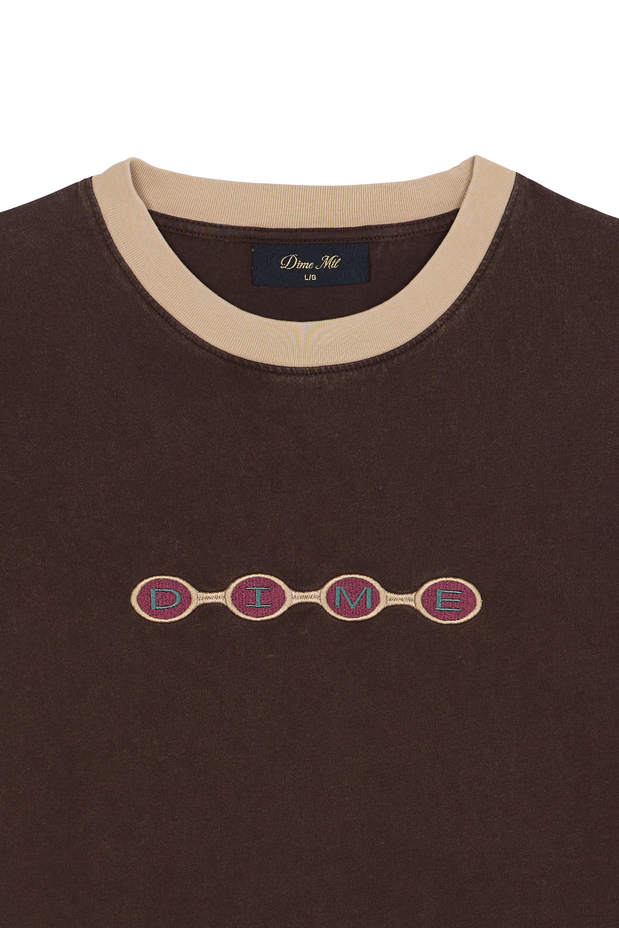 T-shirt DIME Marron