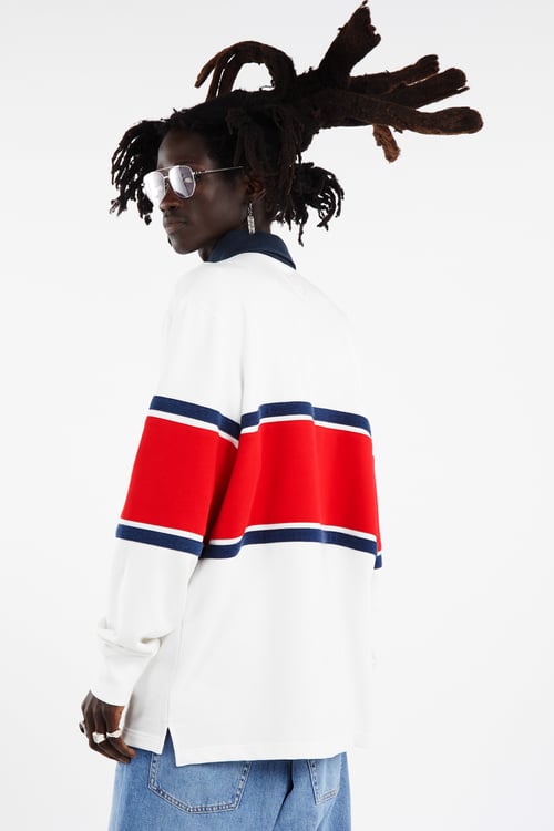 TOMMY JEANS Polo Blanc