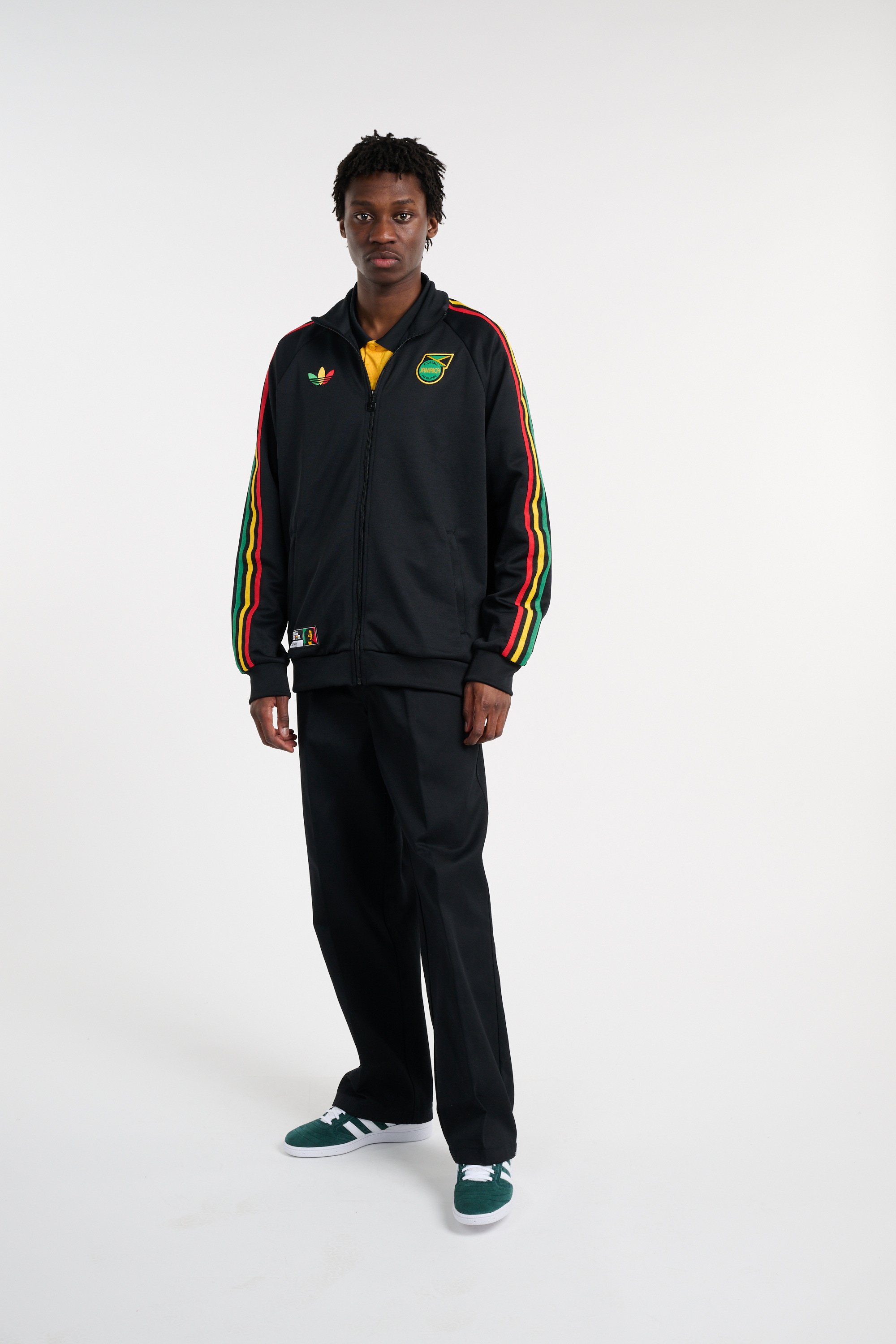 Track jacket ADIDAS Black