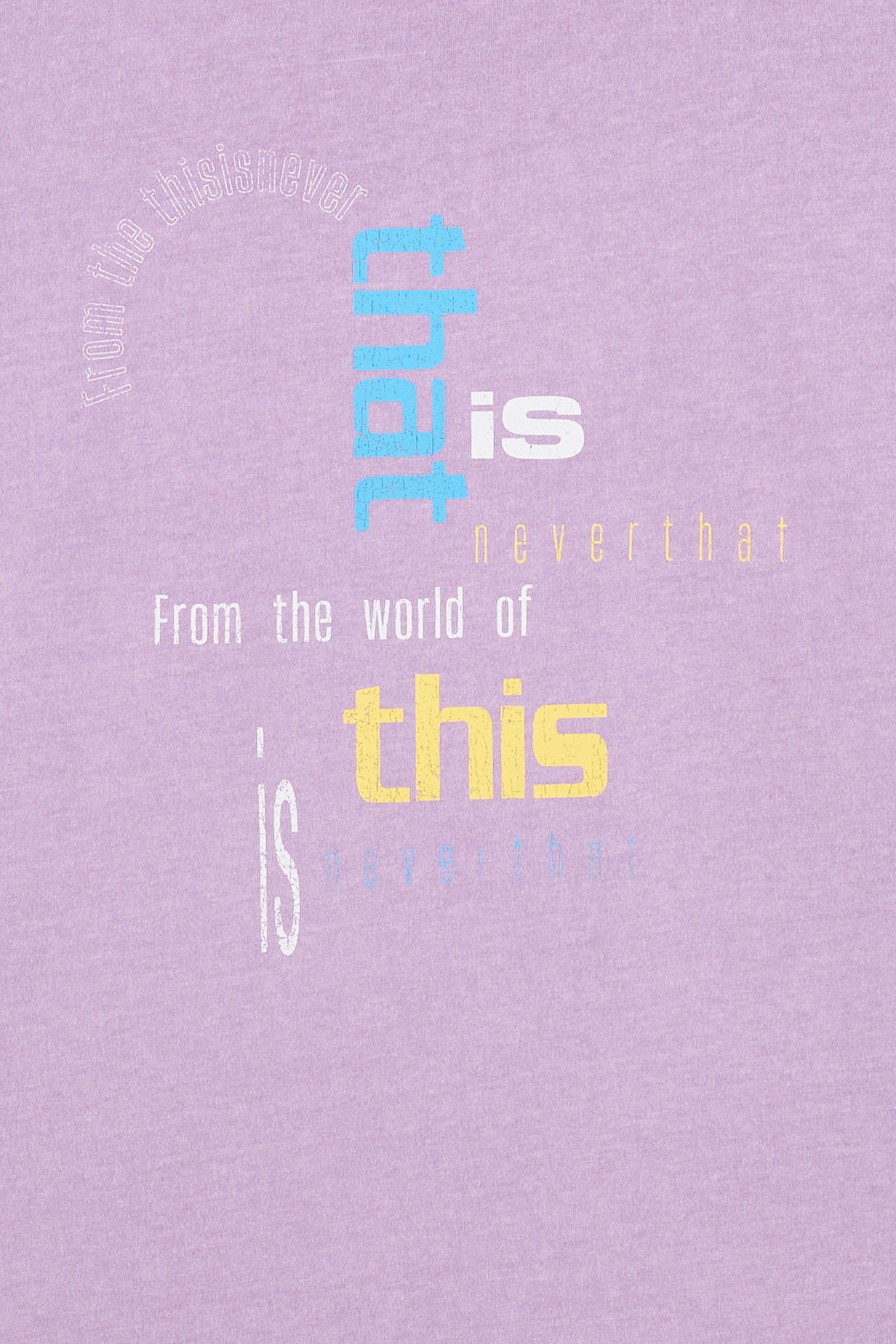 Regular-fit round-neck cotton T-shirt | Pink THISISNEVERTHAT Men