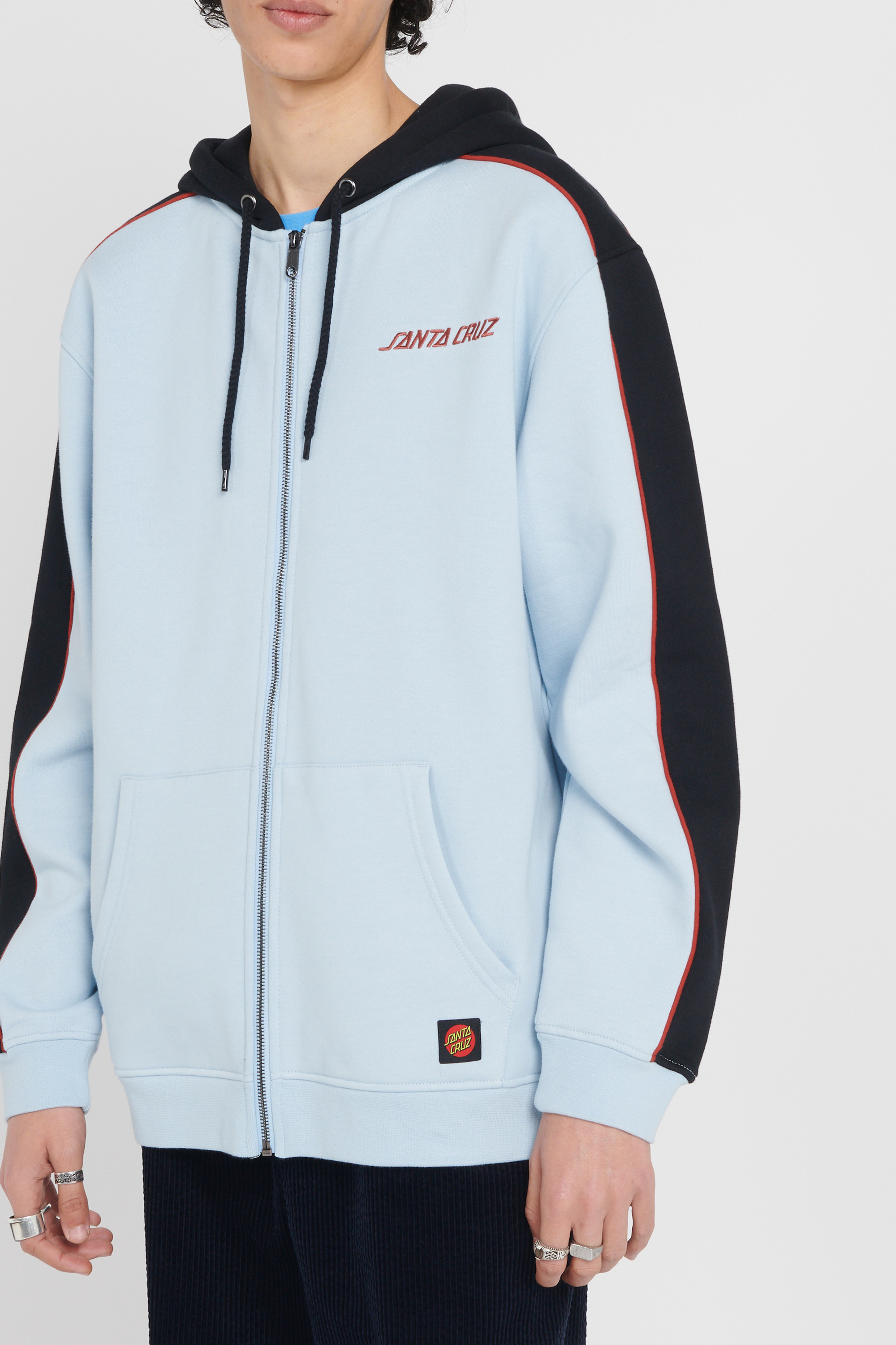 Hoodie zippé | Noir SANTA CRUZ Homme