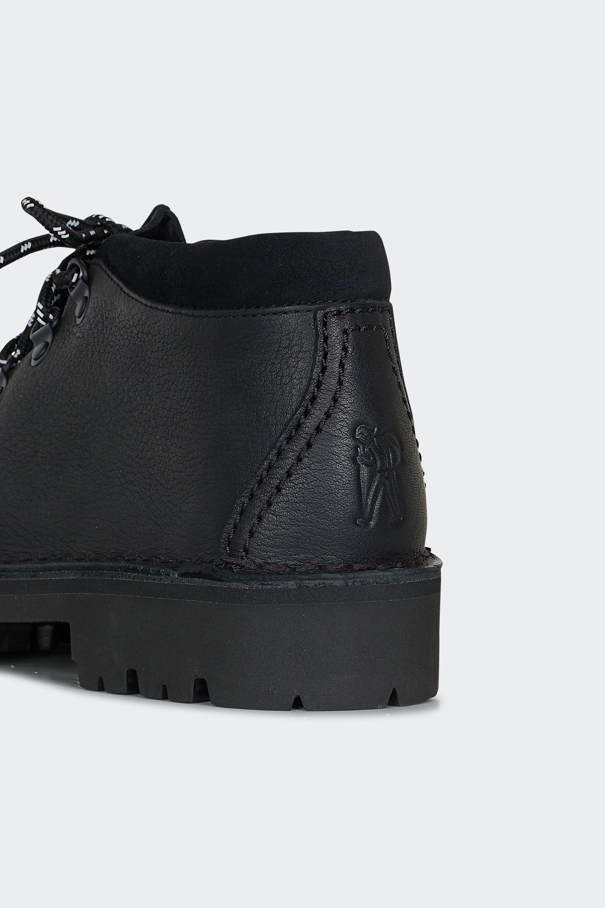 Heeled leather mid-calf boots | Black by CLARKS ORIGINALS Heeled leather mid-calf boots Black