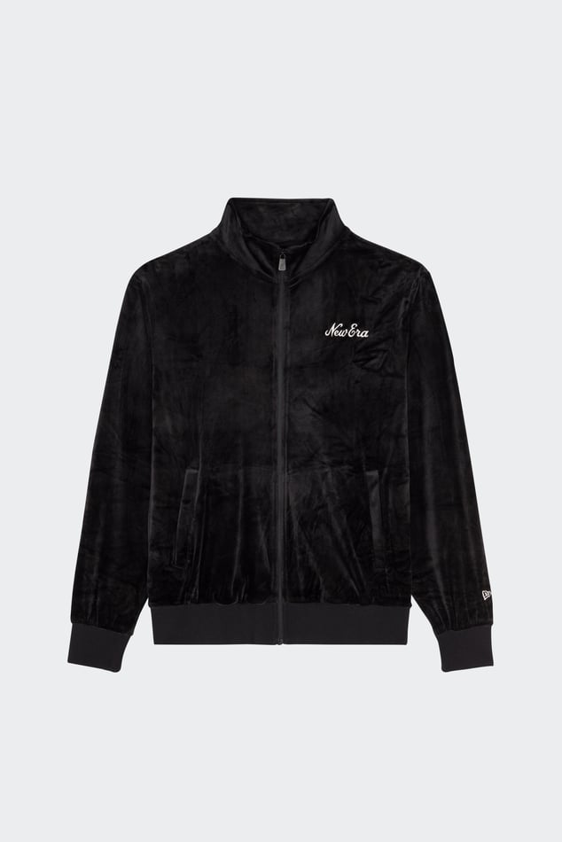 Jacket Ne Velour Track Black New Era - Men | Citadium Jacket Ne Velour Track Black New Era - Men | Citadium
