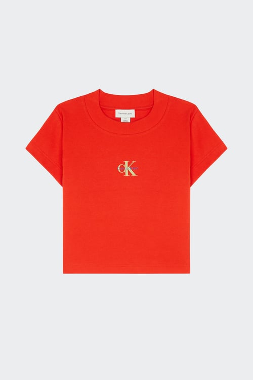 CALVIN KLEIN T-shirt Rouge