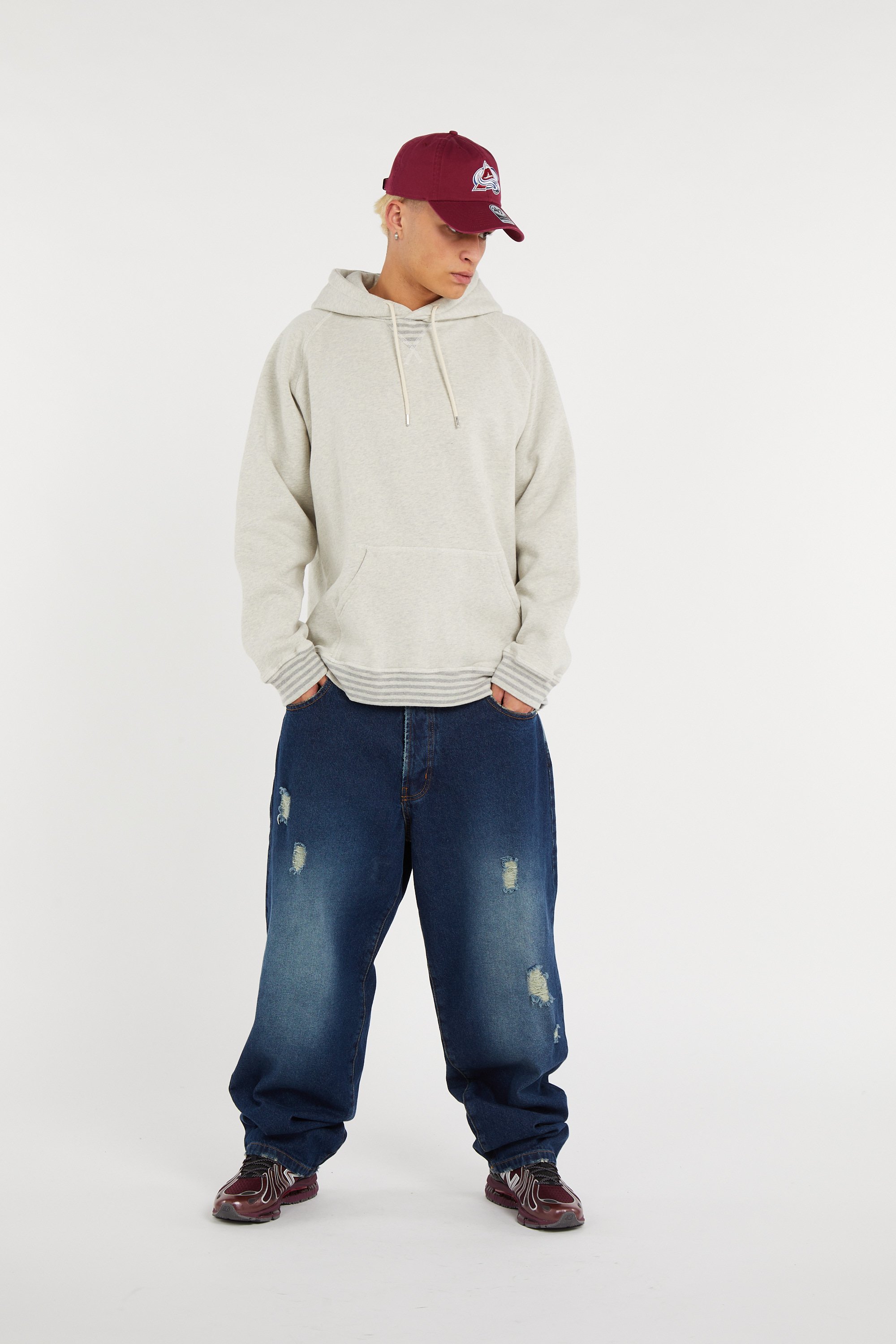 Hoodie POP TRADING COMPANY Beige
