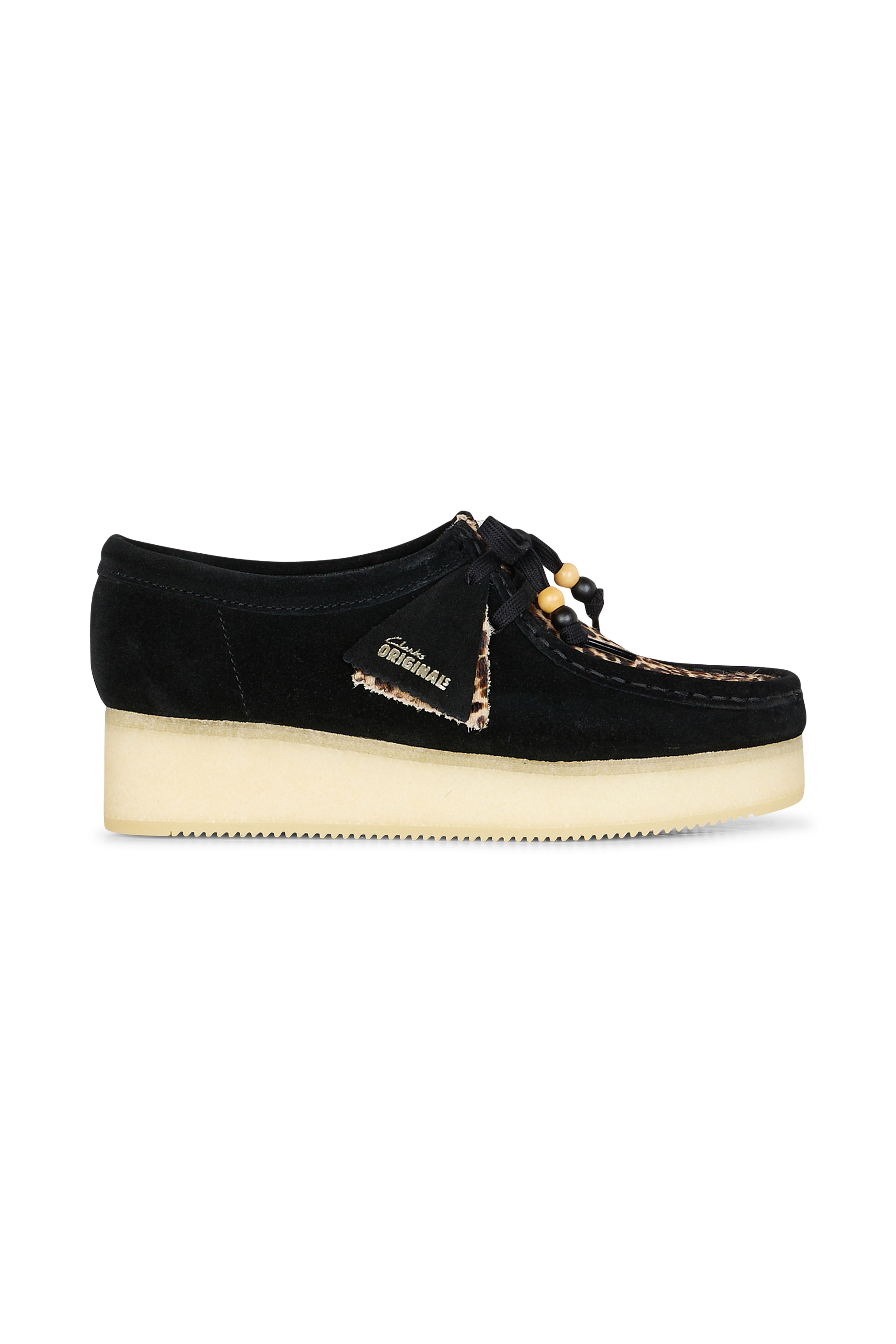 Leather deck shoes Black